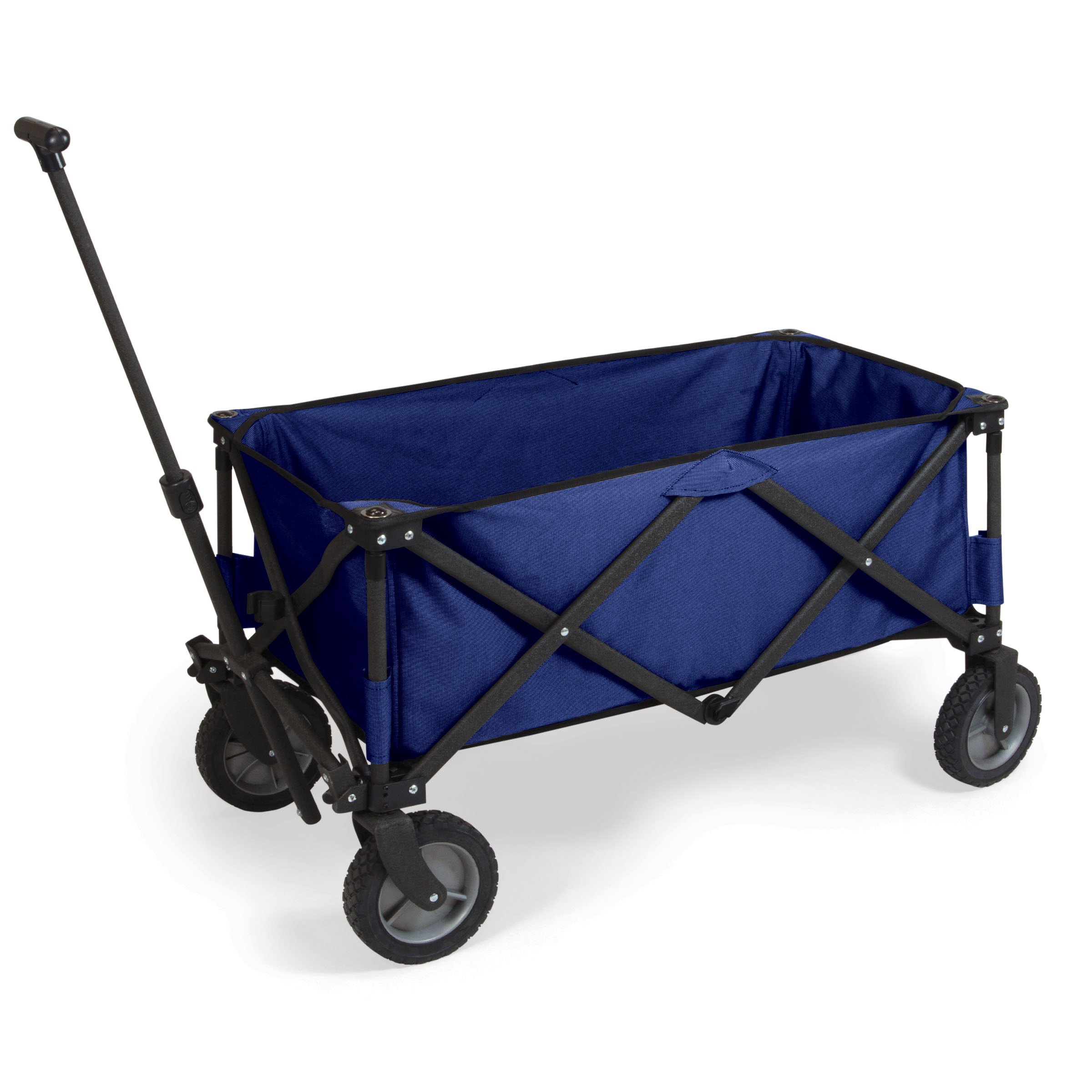 PICNIC TIME Adventure Wagon Elite - Heavy Duty Folding Utility Cart with Table Top Lid & Soft Cooler Liner | Perfect for Beach, Camping, Tailgating, Farmers Market & Outdoor Adventures
