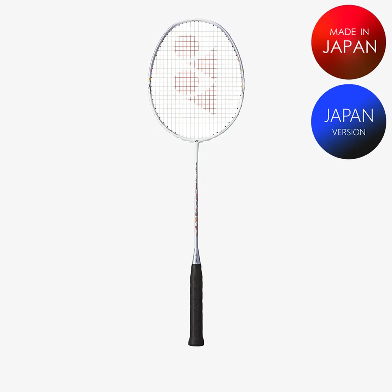 Yonex Nanoflare 400 Badminton Racket (Snow White) - Lightweight Carbon Fiber Shaft for Speed & Control - Perfect for Competitive Play & Training