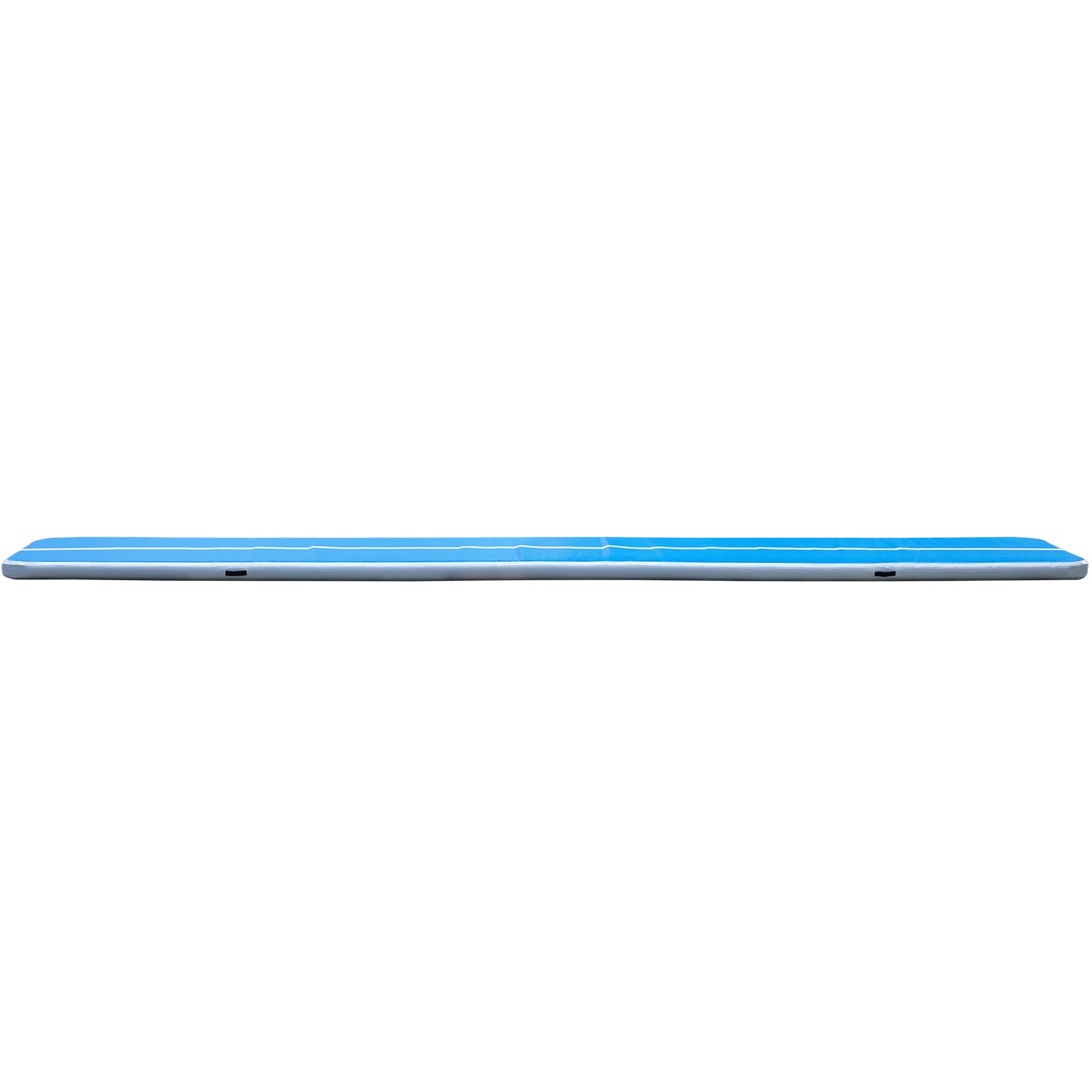 VEVOR 16ft Inflatable Air Gymnastic Mat - 4 Inch Thick Tumble Track with Electric Pump | Durable Training Mat for Home Gym, Cheerleading, Yoga & Water Play | Perfect for Backyard, Studio & Poolside Activities