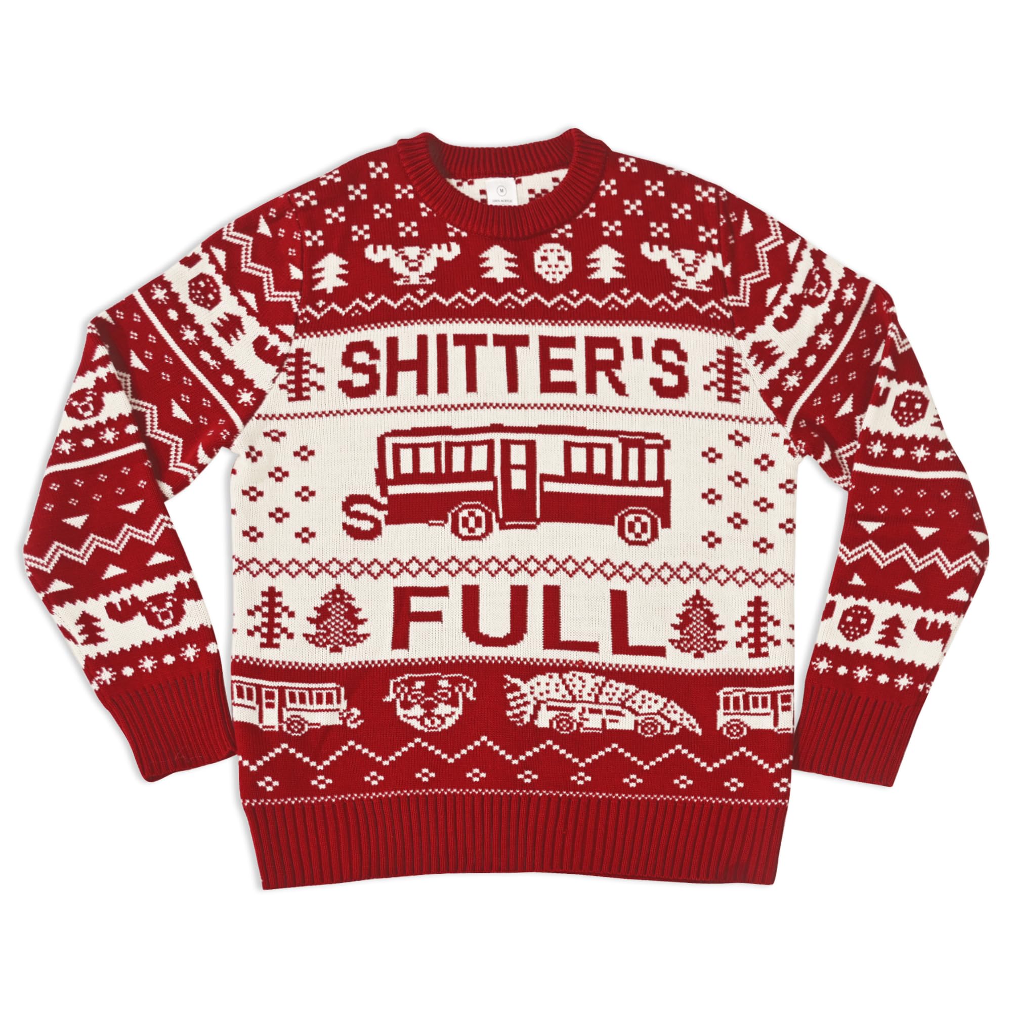 Todd Red Ugly Christmas Sweater - Funny Holiday Vacation Themed Pullover for Men & Women | Perfect for Christmas Parties, Gifts & Festive Outfits