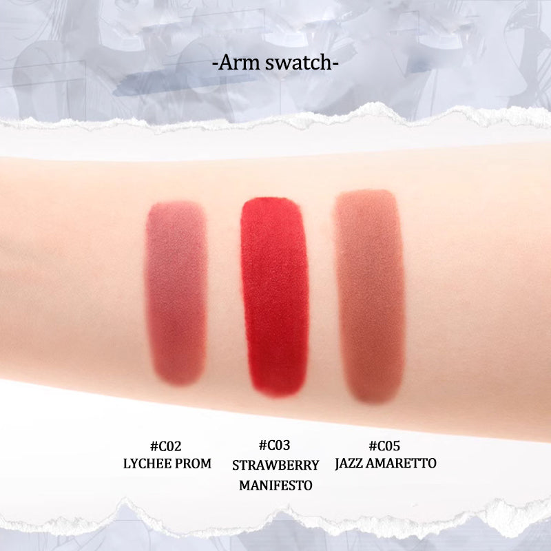 UNNY Silky Soft Matte Lip Mousse Gift Set - 3 Long Lasting Velvety Lipsticks for Women, Hydrating & Non-Drying, Perfect for Daily Wear, Date Night & Special Occasions