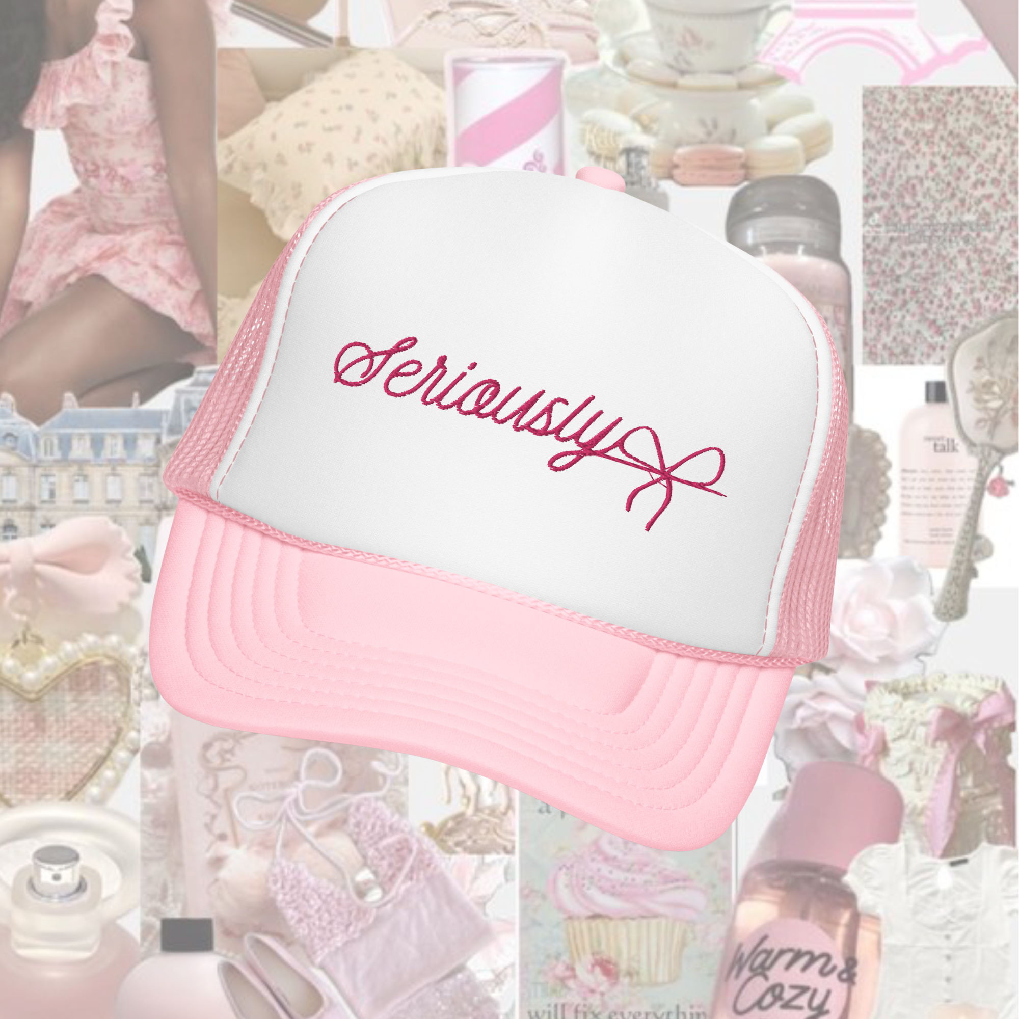 Seriously Trucker Hat - Adjustable Snapback Cap for Men & Women - Perfect for Outdoor Activities, Sports, and Casual Wear
