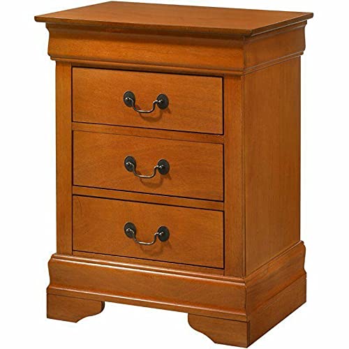 3 Drawer Nightstand with Storage - Modern Bedside Table for Bedroom & Living Room, Small Side Table with Drawers - Perfect for Bedrooms, Apartments, and Dorm Rooms