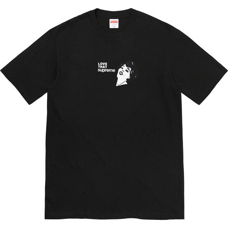 Supreme Love That Tee Black - Trendy Streetwear T-Shirt for Men & Women | Perfect for Casual Outfits, Concerts, and Urban Fashion