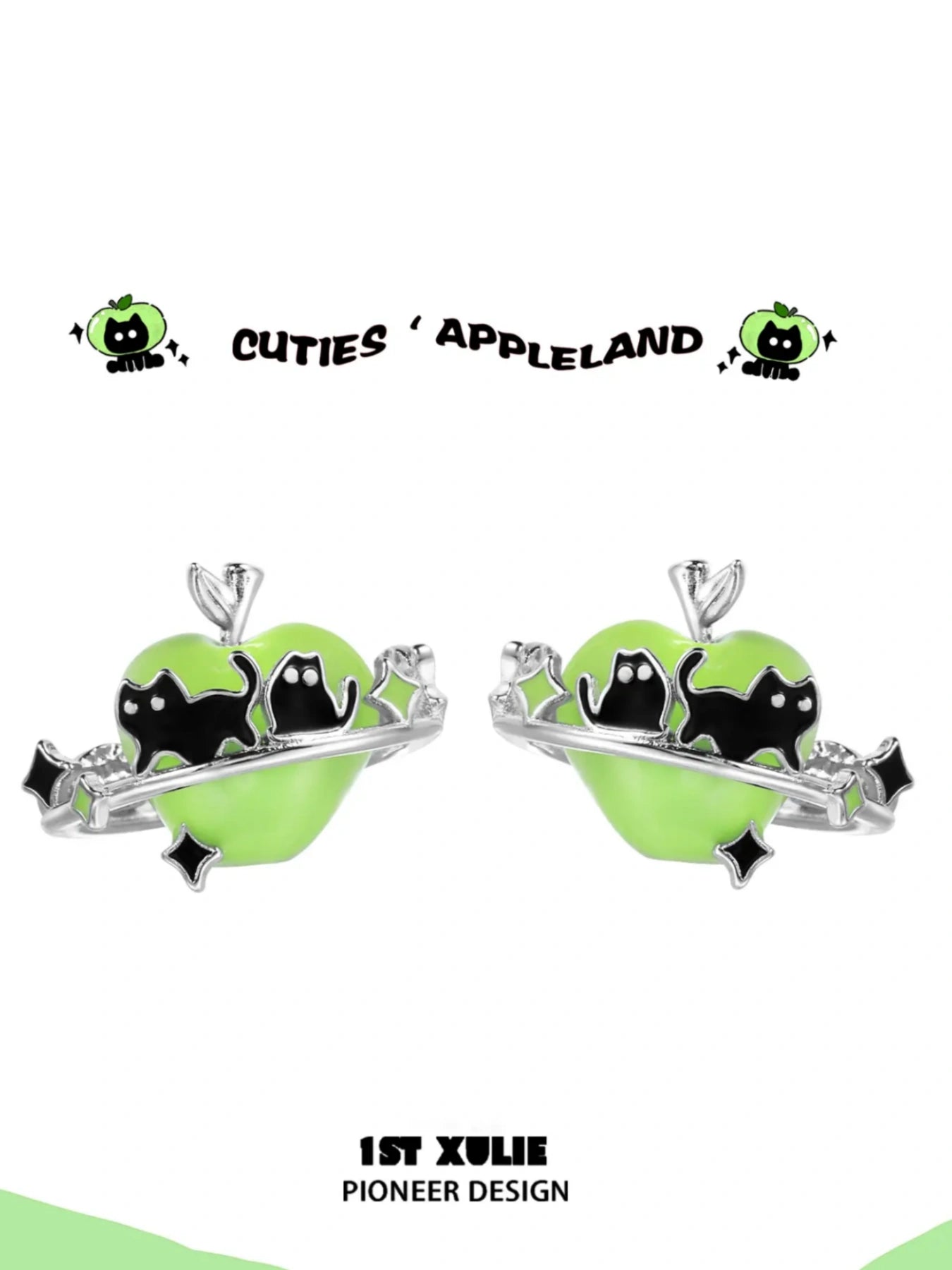 18k Platinum Plated Cute Kitten & Puppy Earrings for Women - Perfect Gift for Pet Lovers, Valentine's Day & Everyday Wear