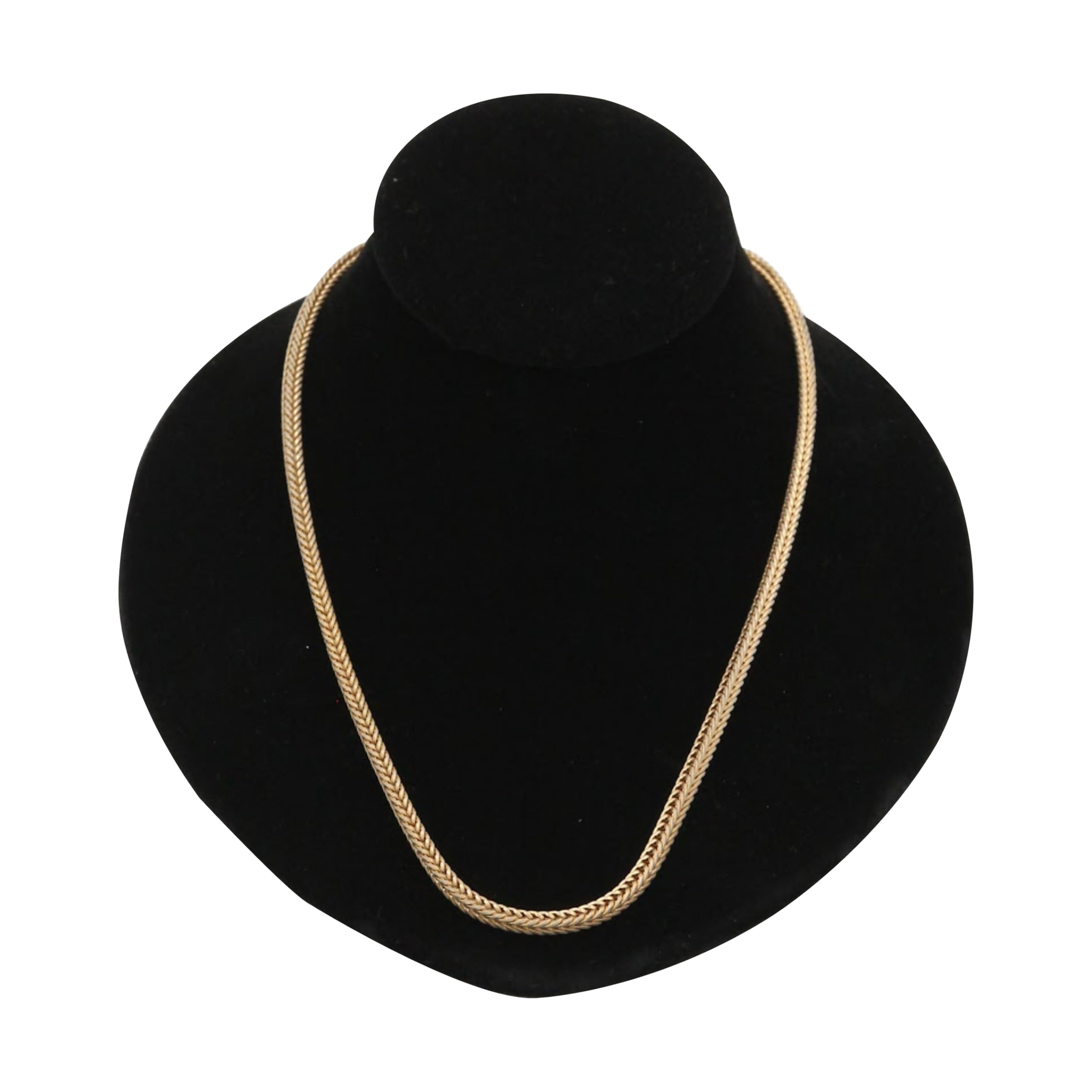 SSWBasics Black Velvet Necklace Bust Stand - Pack of 10 Professional Jewelry Display Stands for Necklaces - Soft Velvet Necklace Holder for Retail Stores, Jewelry Shops & Home Organization - Perfect for Boutique Displays, Gift Wrapping & Jewelry Photography