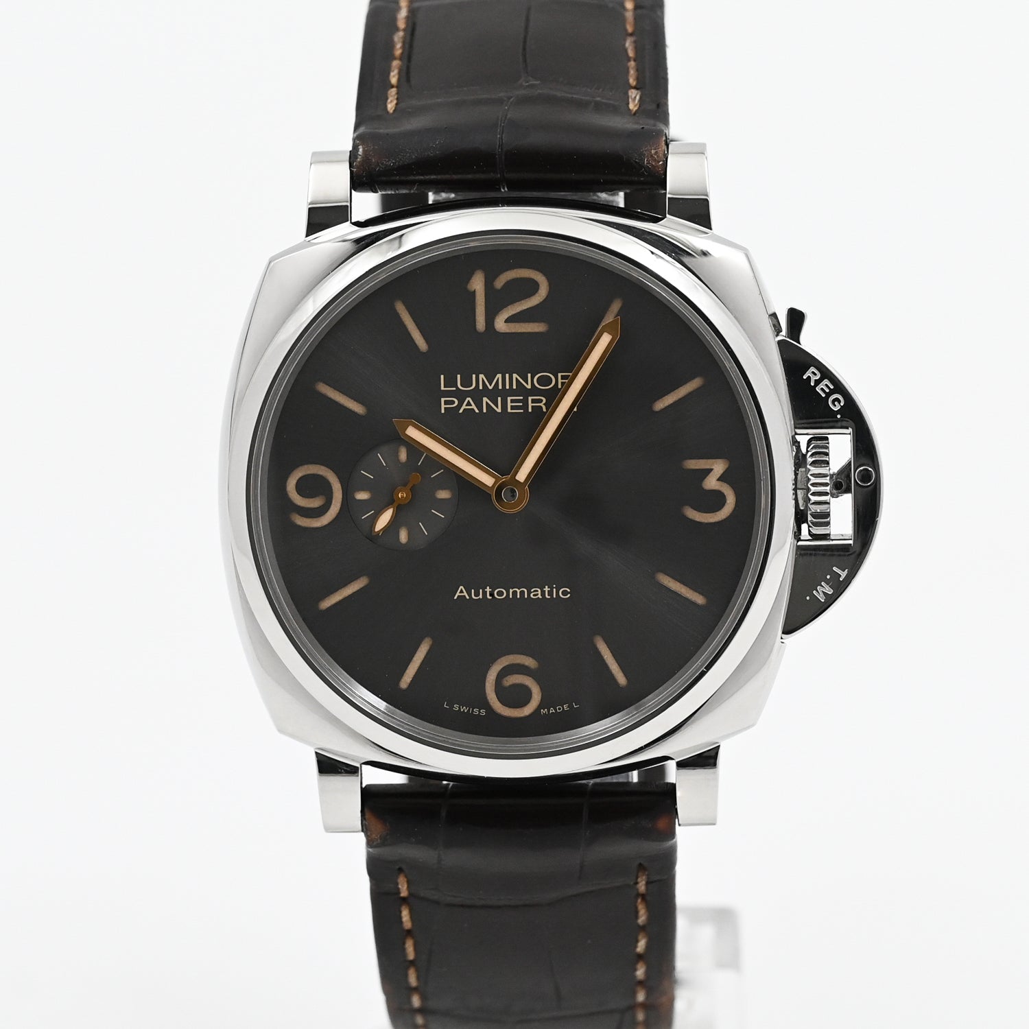 Panerai Luminor Due 45mm Automatic Men's Watch - Luxury Stainless Steel Dive Watch with Date Function - Perfect for Business, Diving & Formal Occasions
