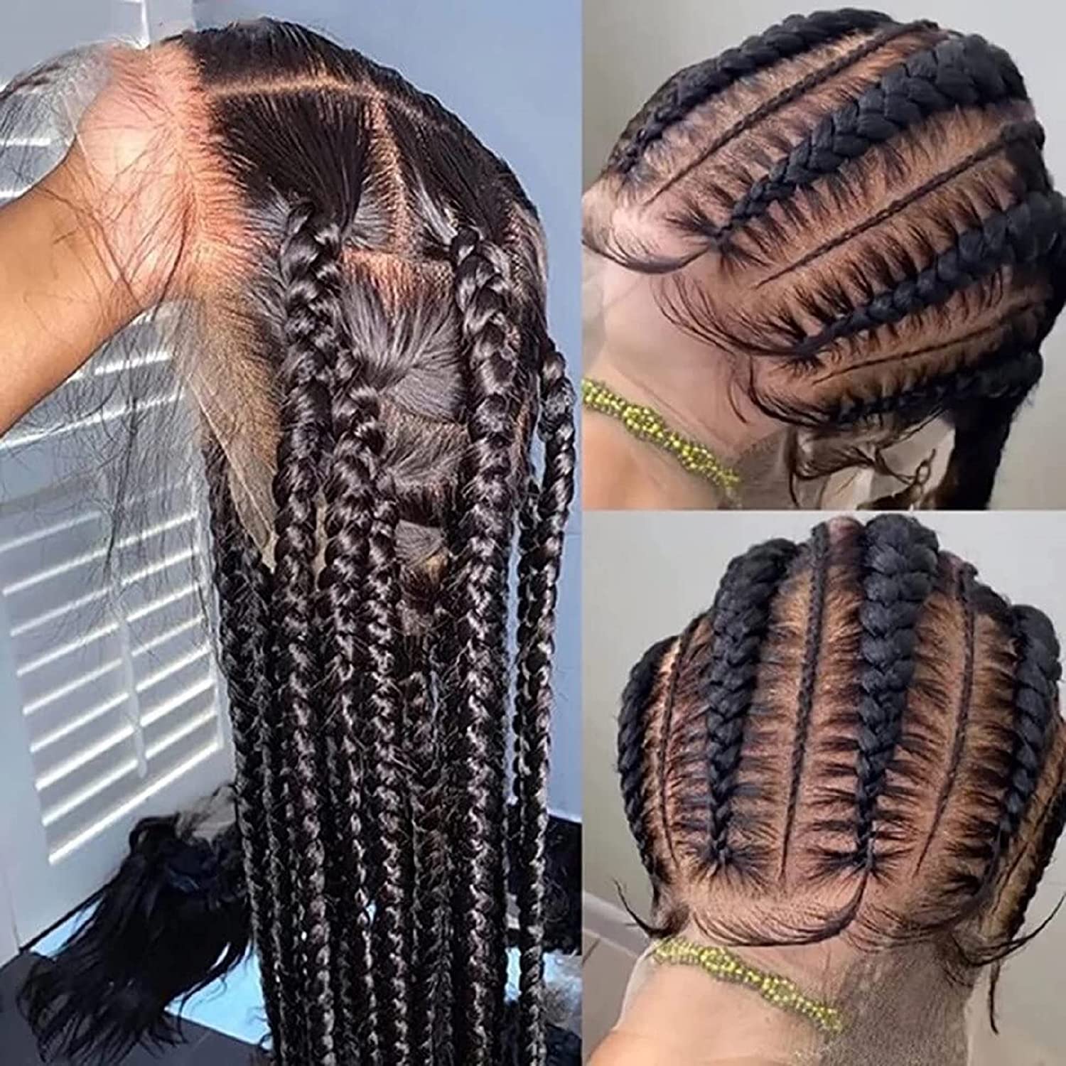 16 Inch Brazilian Virgin Human Hair Wig - Full Lace Straight HD Wig with Pre-Plucked Hairline & Bleached Knots | Natural Look for Daily Wear, Cosplay & Special Occasions