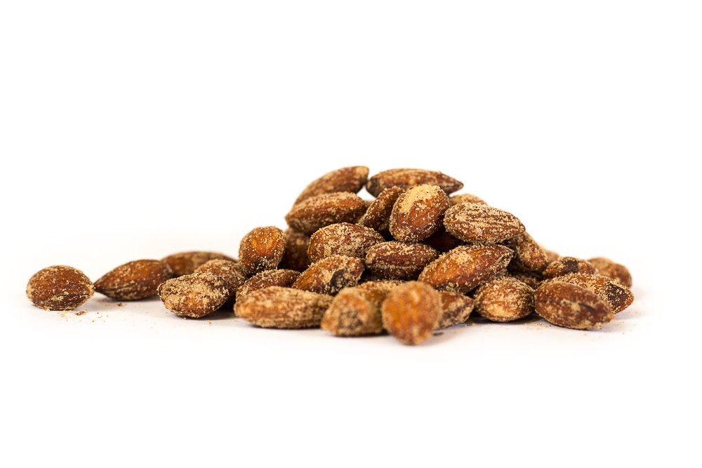 Spicy Roasted Almonds Variety Pack - Smoky Jalapeno, Garlic, Wasabi - Perfect for Parties & Gifts - 16oz (3-Pack)