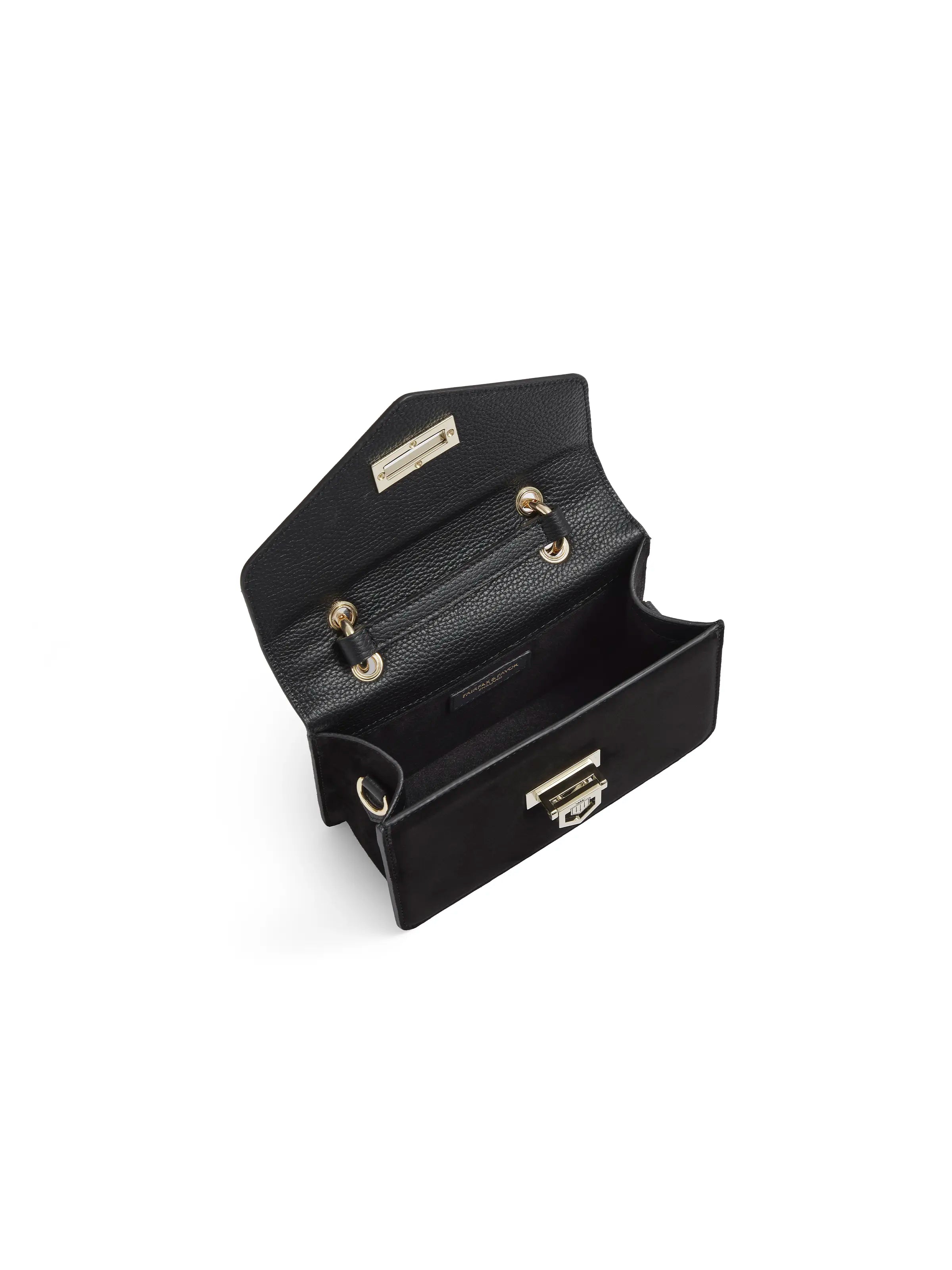 Loxley Mini Crossbody Bag - Embroidered Black Suede Leather Purse for Women | Fashion Shoulder Bag for Daily Use, Travel & Date Night