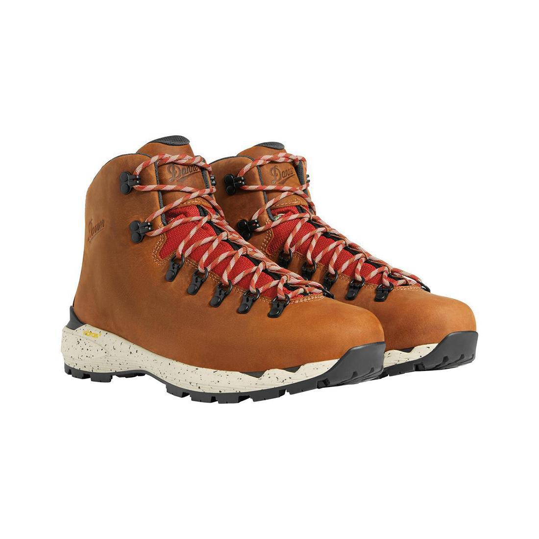Mountain 600 4.5 Evo GTX Hiking Boots for Men & Women - Waterproof Trekking Shoes with Vibram Sole - Ideal for Outdoor Adventures, Trail Running & Backpacking (Rhodo Red)