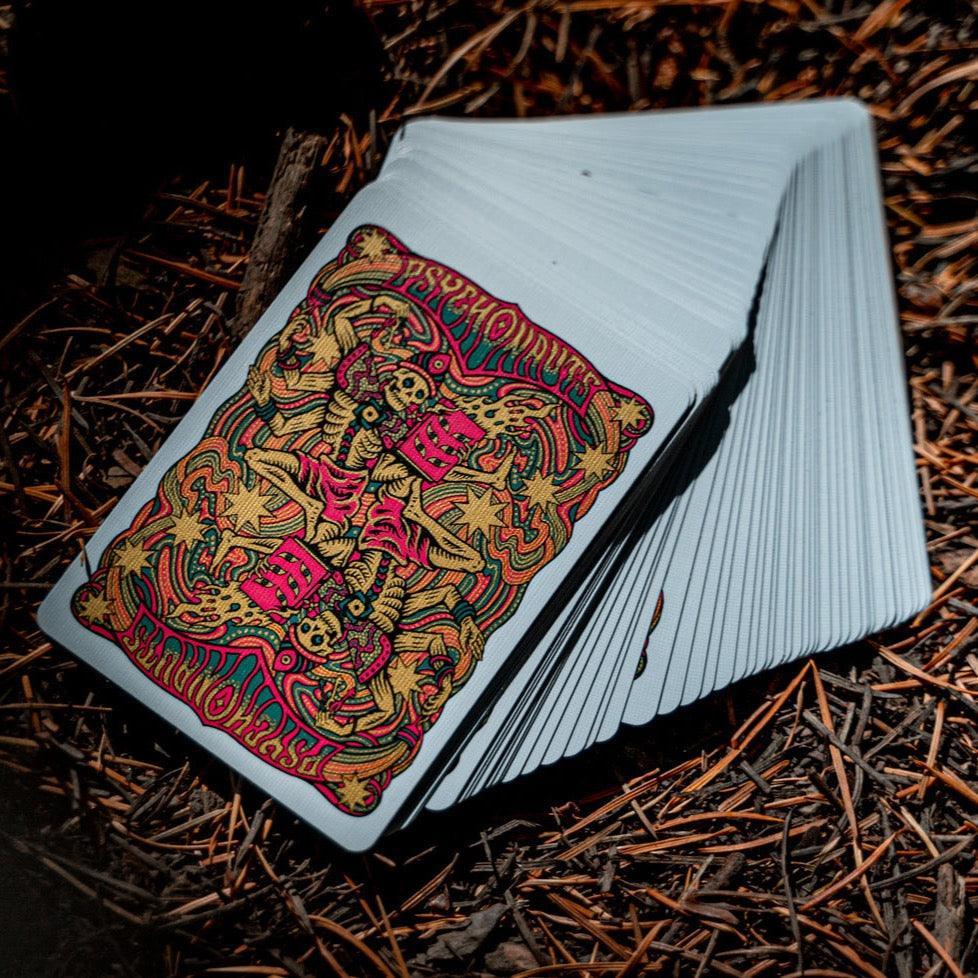 Psychonauts Themed Playing Cards - Pink Deck for Card Games, Magic Tricks & Collectibles | Perfect for Game Nights, Parties & Gifts