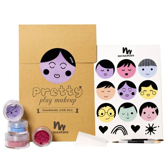 No Nasties NIXIE Play Makeup Goody Pack - Purple Pretend Play Cosmetic Set for Kids | Perfect for Dress-Up, Birthday Parties & Imaginative Play