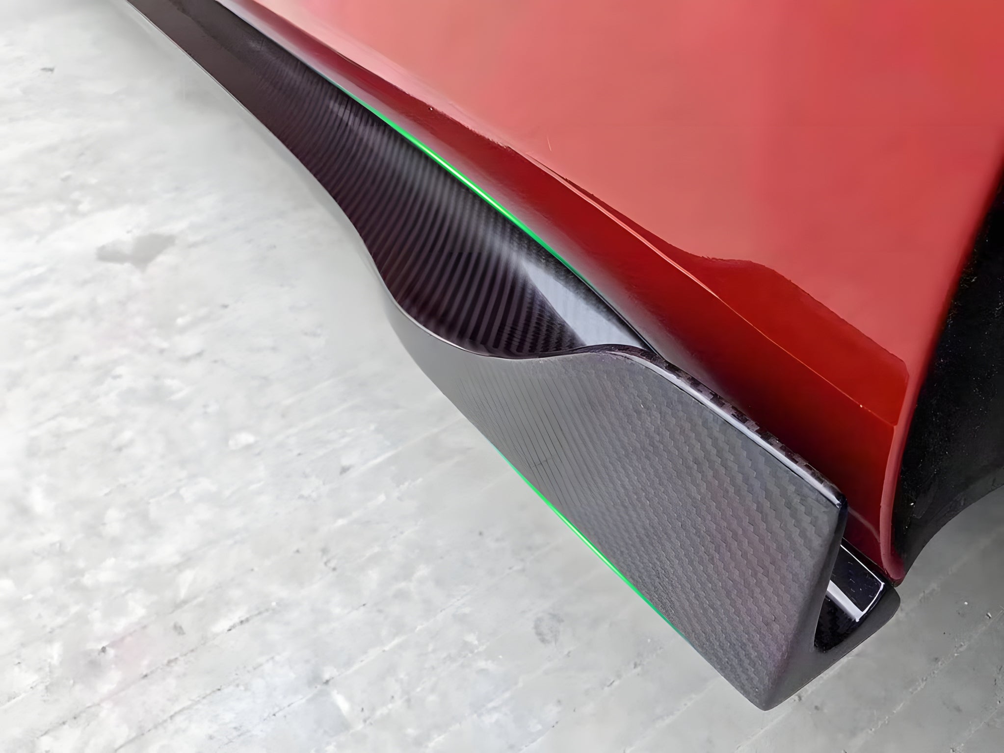 Premium Real Carbon Fiber V-Style Side Skirts for Tesla Model 3 (2017-2024) - Enhance Style & Aerodynamics for Sporty Look & Performance