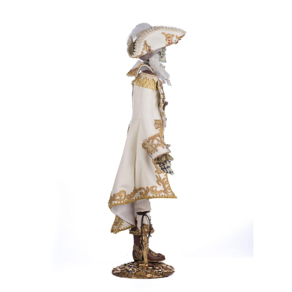 Captain Skully Swashbuckler Pirate Costume by Katherine's Collection - Perfect for Halloween, Cosplay & Pirate Themed Parties