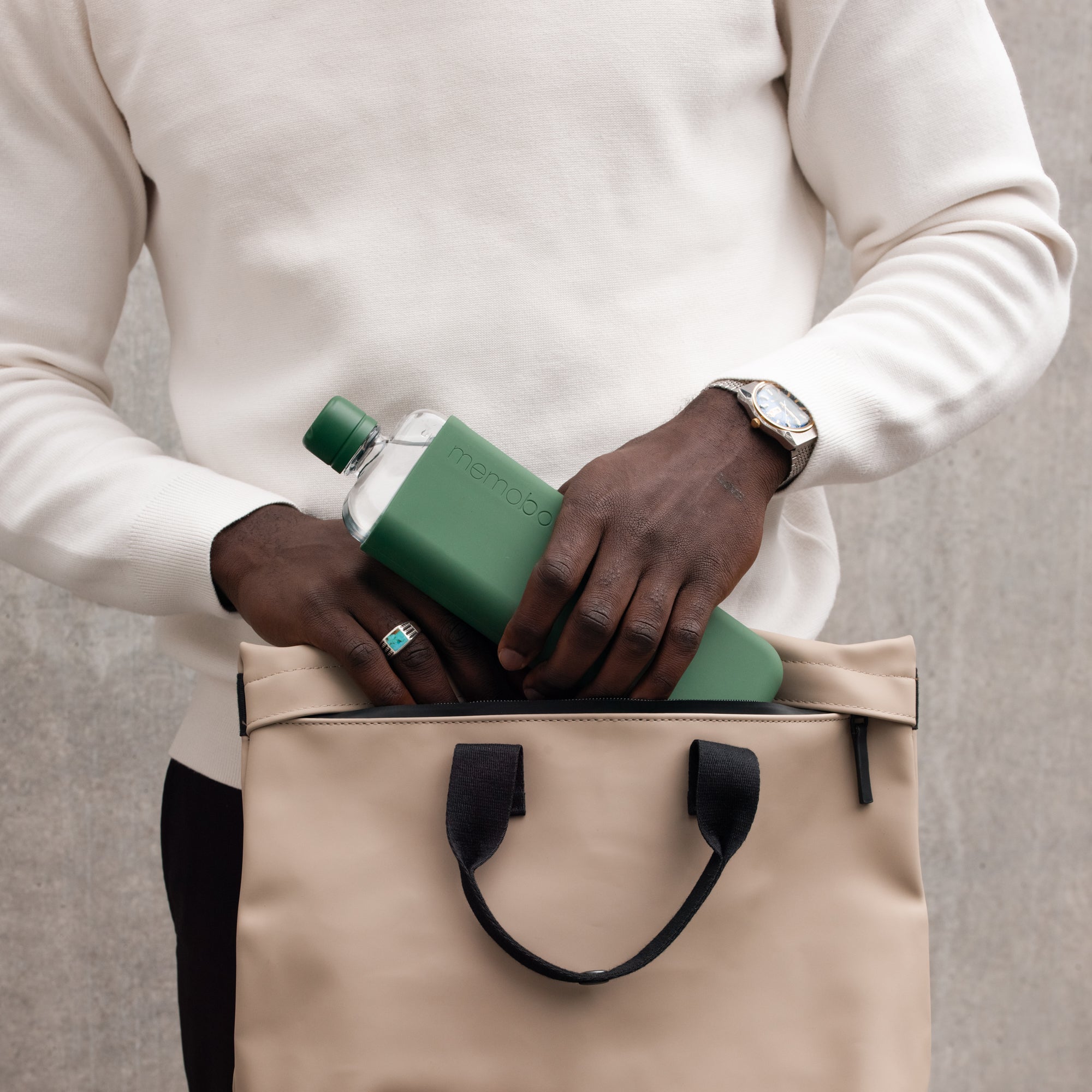 Slim Memobottle Water Bottle - Reusable, Leak-Proof, Eco-Friendly (Bundle) - Perfect for Travel, Gym, Office & Outdoor Activities