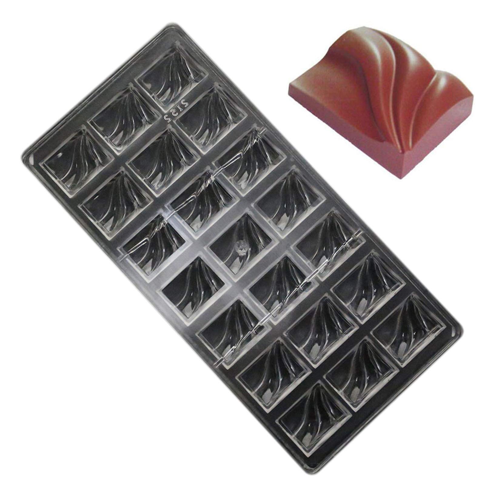 Premium Polycarbonate Chocolate Mold - Bar Mould (19377) for Baking & Gifts