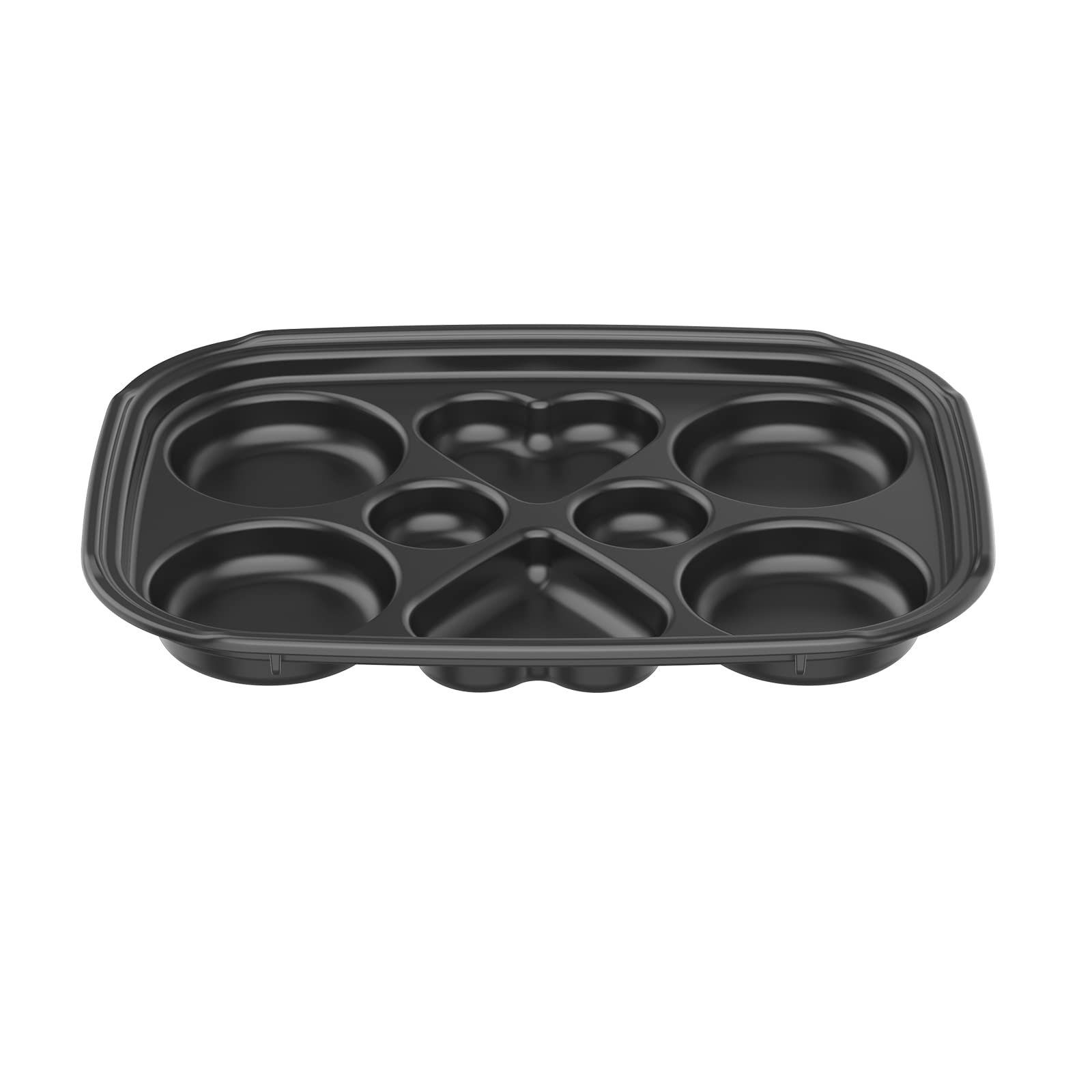 Nonstick Electric Grill Griddle Plate for Pancakes, Eggs, Quiche & Heart-Shaped Foods - Ventray Removable Die-Cast Aluminum Breakfast Maker - Perfect for Couples' Breakfast, Brunch & Romantic Cooking