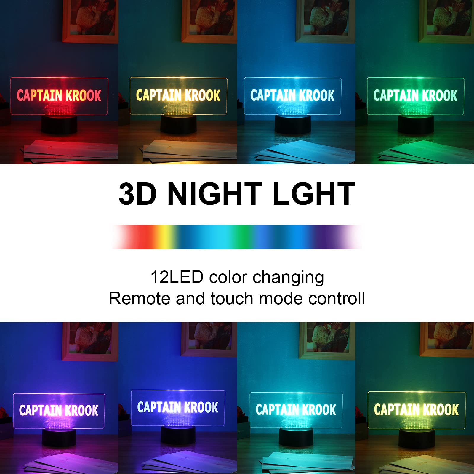 Custom LED Neon Name Sign - Personalized Engraved Night Light with Remote & 12 Color Options - Perfect for Kids Room, Bedside Table, Office Desk - Unique Gift for Girlfriend, Boyfriend, Mom, Dad (Free Personalization)