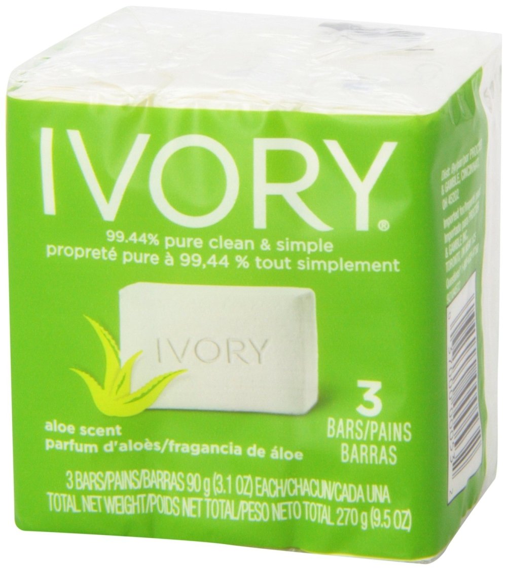 Natural Ivory Bar Soap for Sensitive Skin - Organic Moisturizing Hand & Body Soap - Perfect for Daily Cleansing, Travel & Eco-Friendly Bathroom Essentials