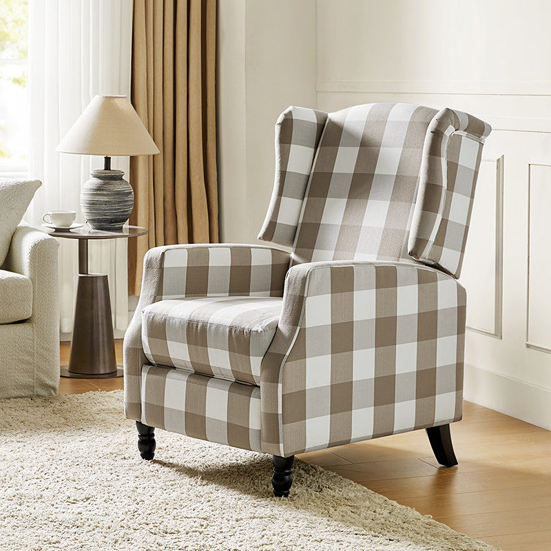 Lilith Upholstered Recliner Chair - Adjustable Backrest & Footrest, Ergonomic Living Room Reclining Chair for Relaxing, Reading & Watching TV