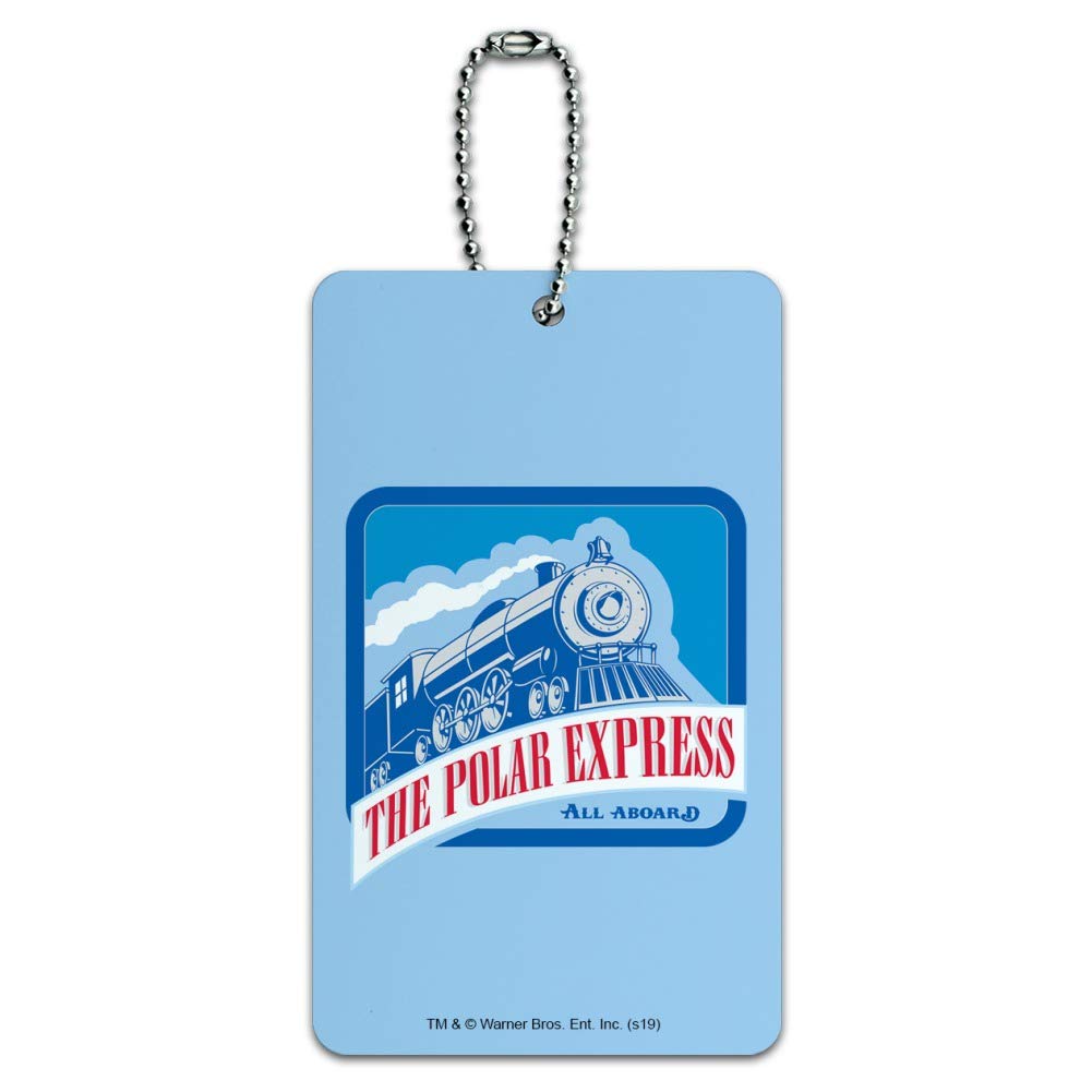 The Polar Express All Aboard Luggage Tag - Durable Suitcase ID Tag for Carry-On Bags - Perfect for Travel, Kids' Luggage & Train-Themed Vacations