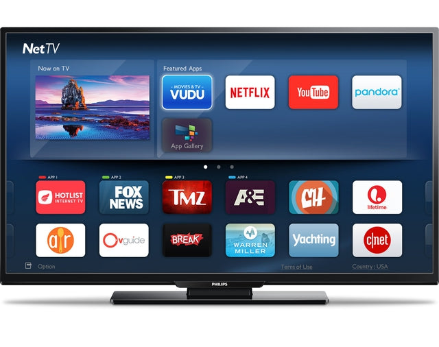 PHILIPS 55 Inch 4K UHD Smart LED TV (55PFL5402/F7) - Perfect for Home Entertainment & Streaming Movies
