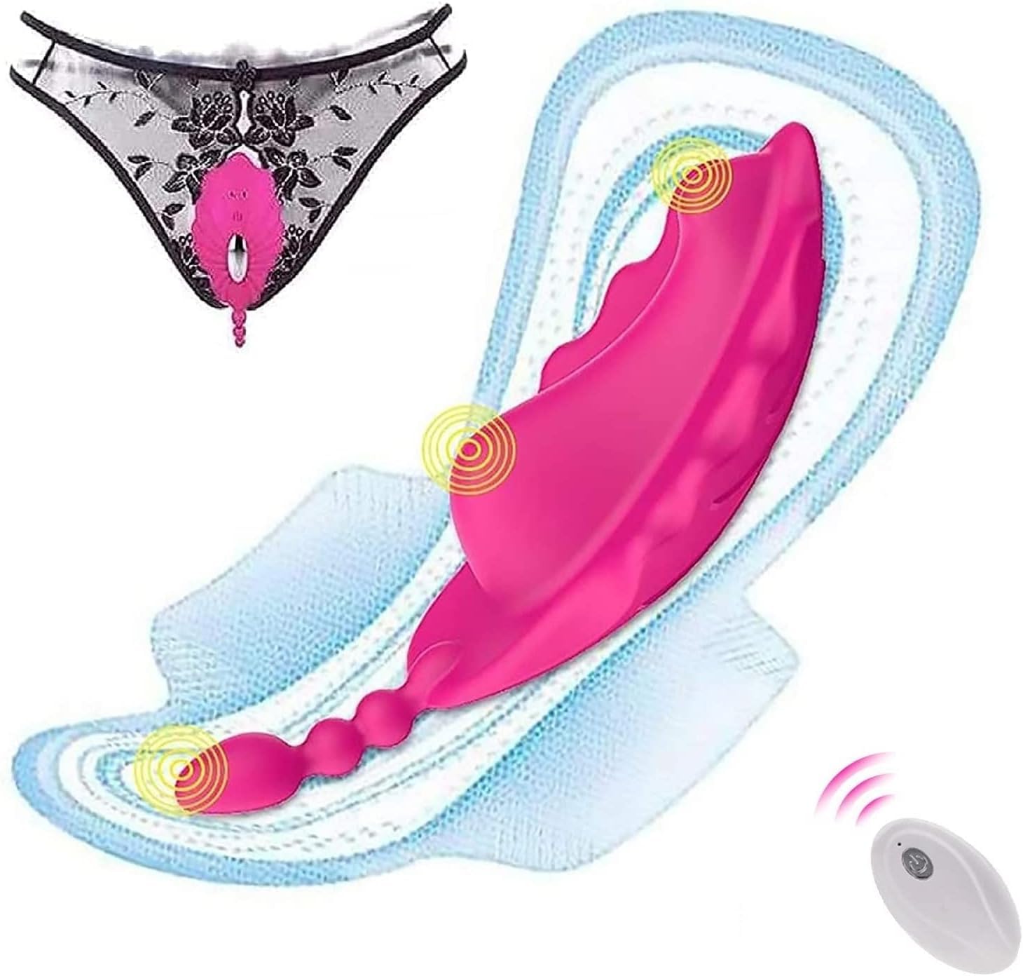 OURECO 2 Pack Rotating Nipple Suckers - 10 Speed Nipple Enlarger & Suction Toys for Enhanced Pleasure - Perfect for Couples Play & Sensual Massage