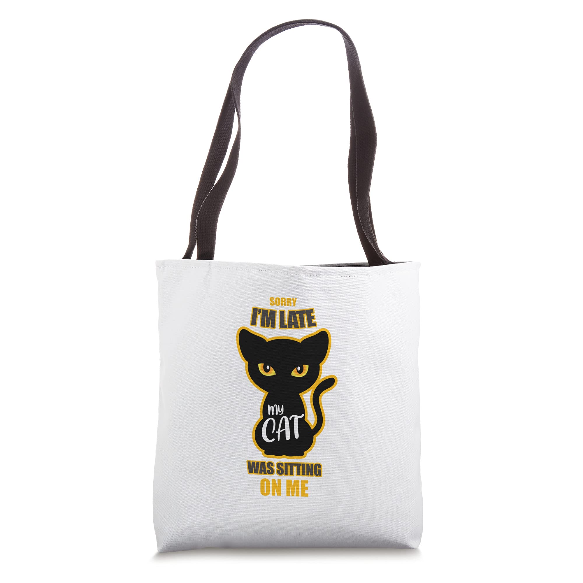 Ironic Cat Owner Tote Bag - Funny Cat Lover Gift for Women - Perfect for Grocery Shopping, Beach Trips & Daily Use
