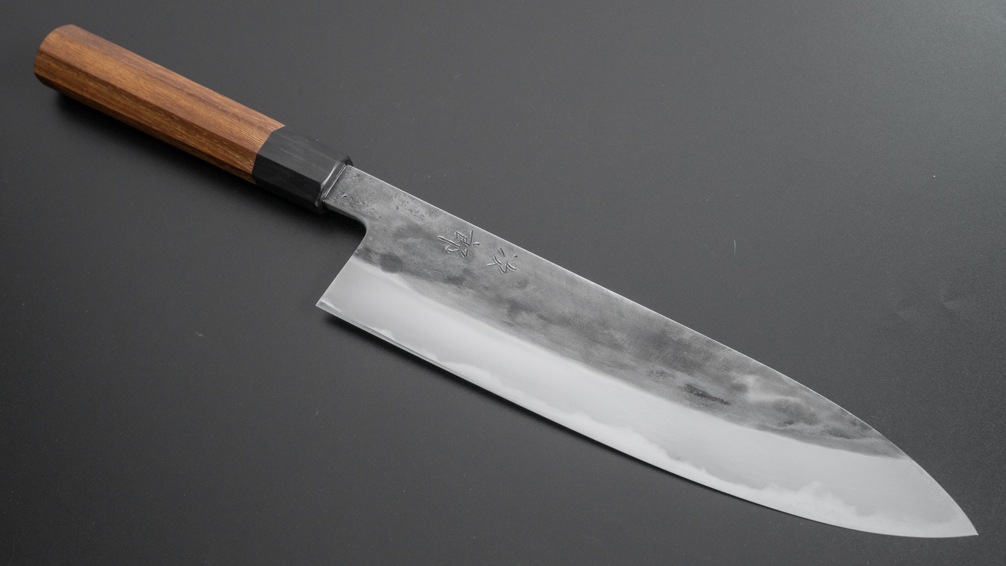 Premium Jiro Tsuchime Wa Gyuto 240mm Japanese Chef Knife with Taihei Tagayasan Handle (#218) - Perfect for Professional Chefs & Home Cooking Enthusiasts