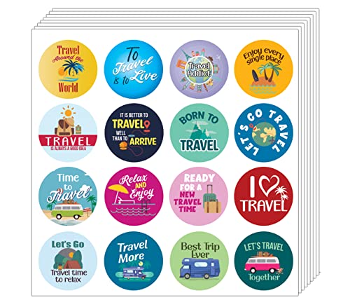 Travel Goals Sticker (10 Sets X 16 Designs)