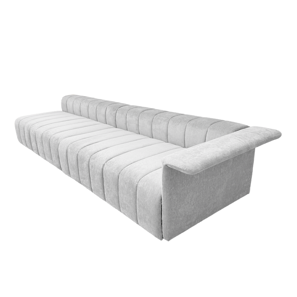 Luxury Marlon Velvet Chaise Sectional Sofa - Modern Upholstered Living Room Furniture for Small Spaces | Perfect for Apartments, Lofts & Home Theater Seating