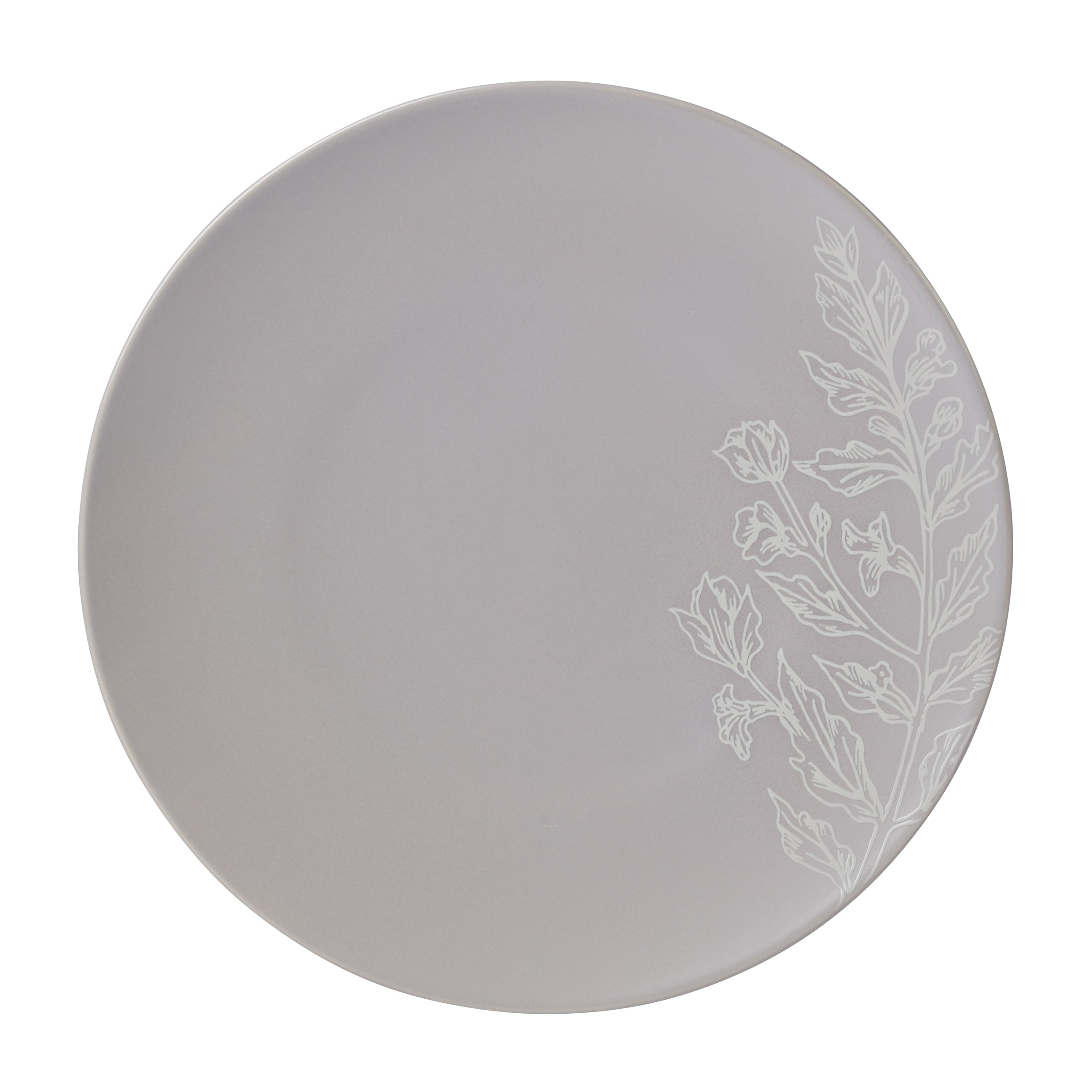Roseto Pumice 12-Piece Stoneware Dinnerware Set - Elegant Porcelain Plates, Bowls & Mugs for Everyday Dining, Entertaining & Restaurant Use