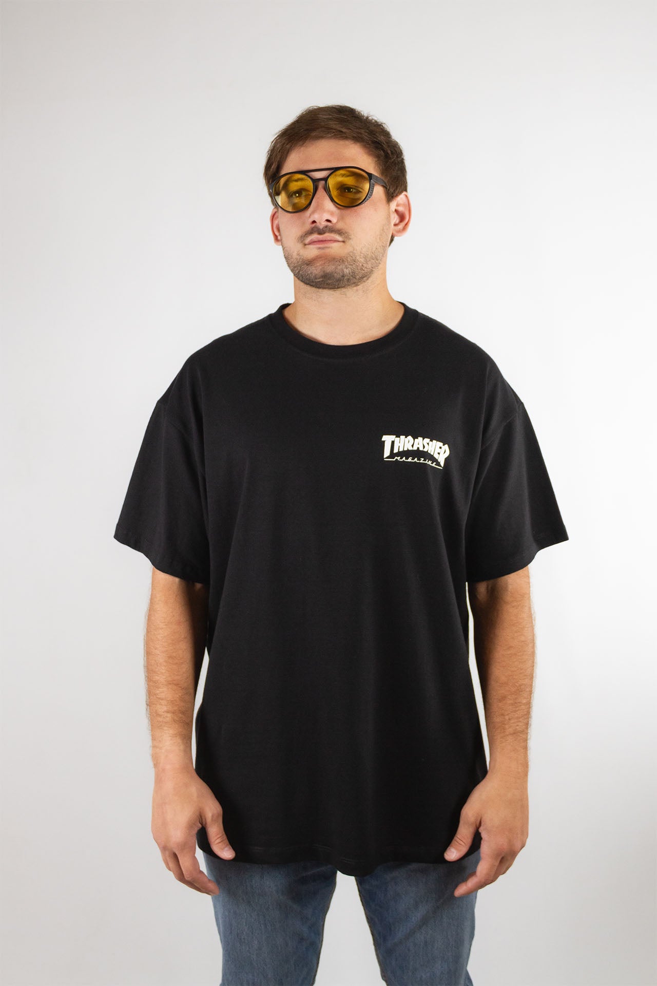 Thrasher Graphic T-Shirt for Men - Cool Streetwear Tee with Skater Design | Perfect for Skateboarding, Concerts, and Casual Outfits