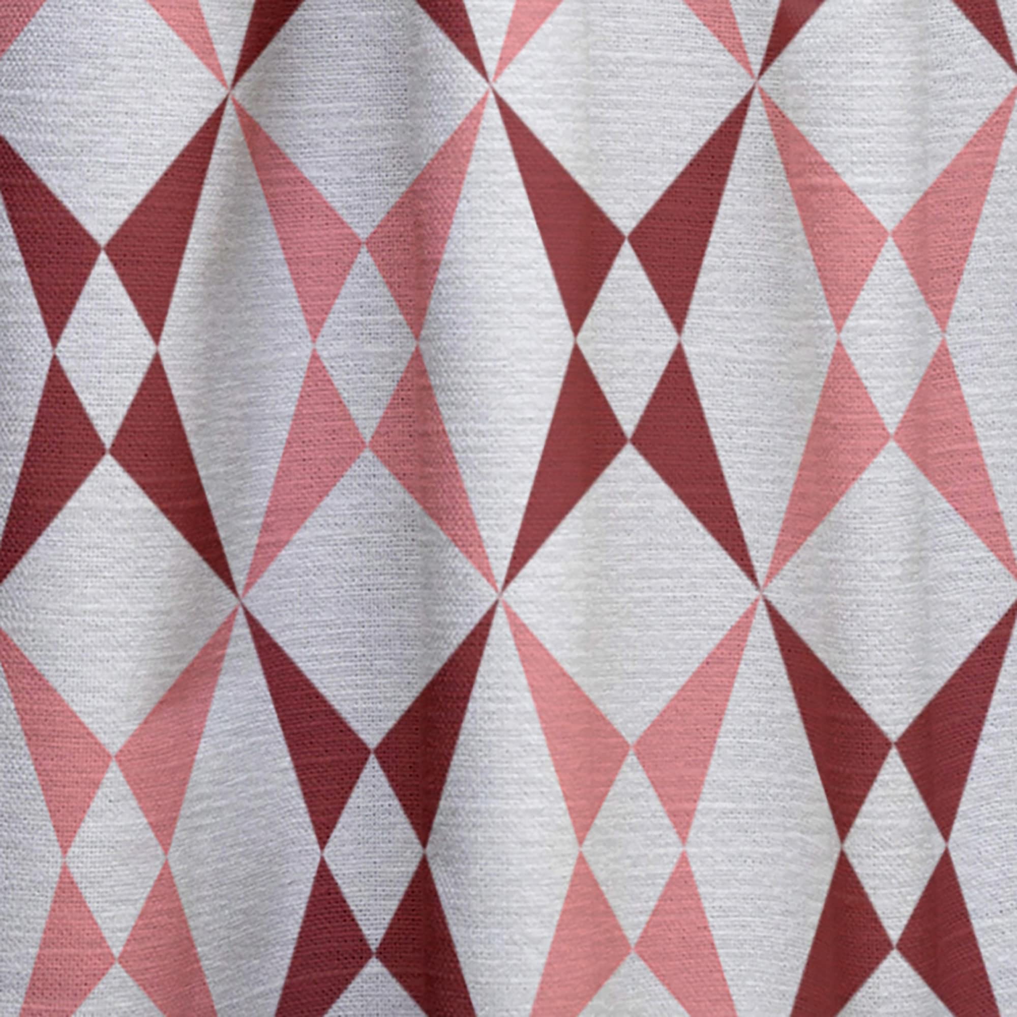 DesignQ Retro Grid Pattern Thermal Insulated Curtains - Single Panel 52x84 - Blackout Drapes for Bedroom & Living Room - Perfect for Home Decor & Light Control