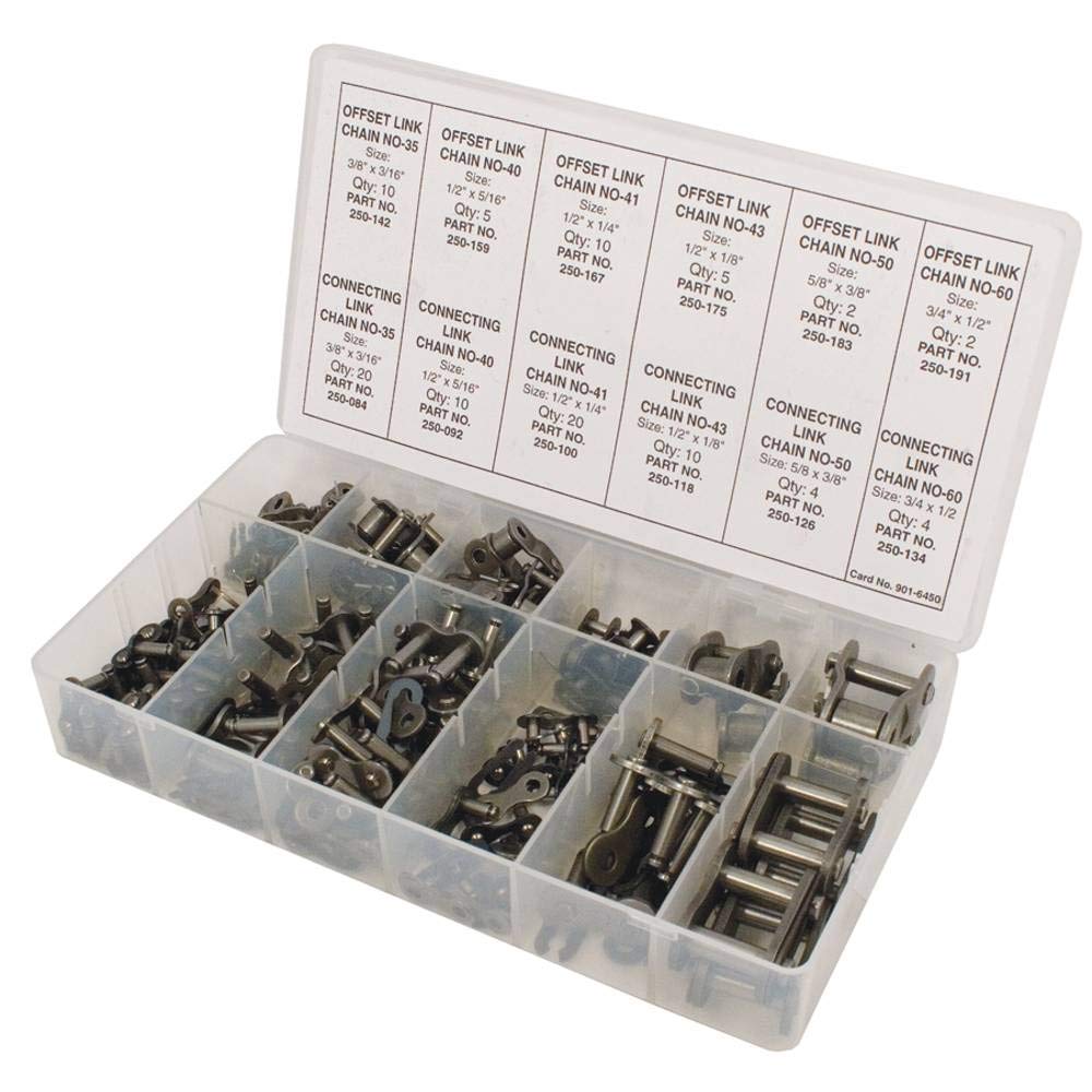 415-315 Roller Chain Kit - 102 Piece Replacement Kit for Industrial Machinery, Conveyors & Agricultural Equipment - Durable & High-Performance Chain Set