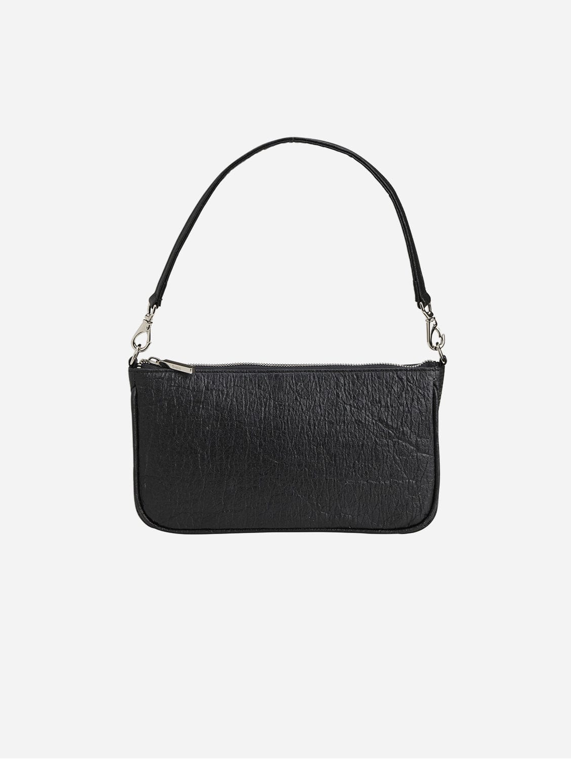 Gaia Piñatex® Vegan Leather Shoulder Bag for Women | Metallic Black | Eco-Friendly Fashion Accessory for Work, Travel & Everyday Use