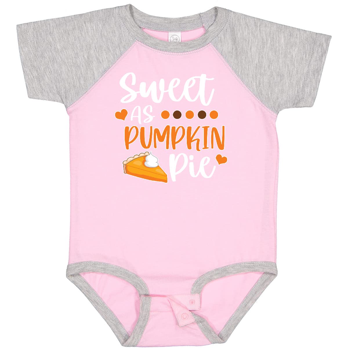 Inktastic Thanksgiving Sweet As Pumpkin Pie Baby Bodysuit - Cute Holiday Outfit for Infants & Toddlers - Perfect for Family Gatherings, Photo Shoots & Fall Celebrations