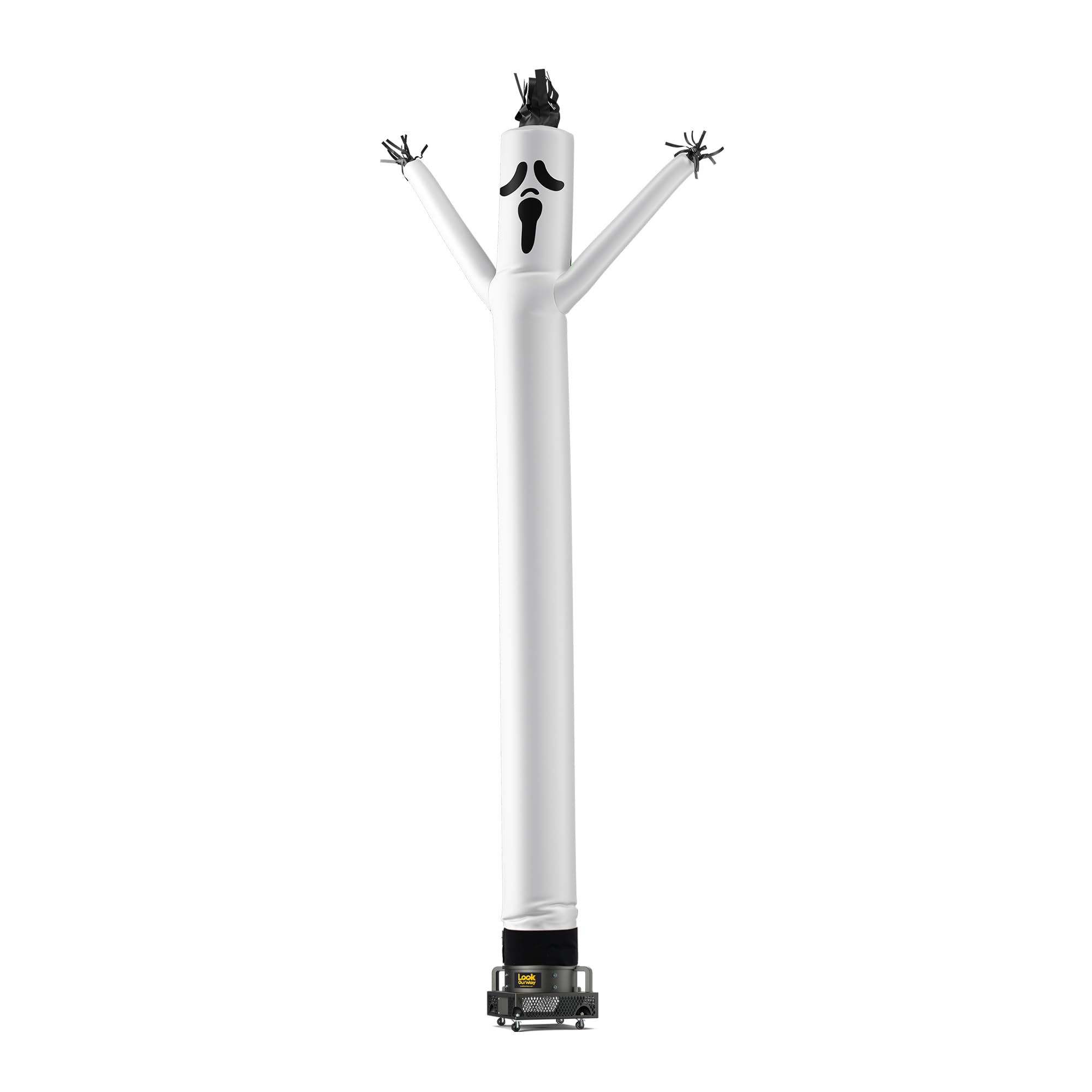 LookOurWay 20FT Air Dancers Inflatable Tube Man Set - Wacky Waving Inflatable Dancing Tube Guy with 1HP Blower for Halloween Decorations, Ghost Theme - Perfect for Car Dealerships, Grand Openings, Parties & Outdoor Advertising