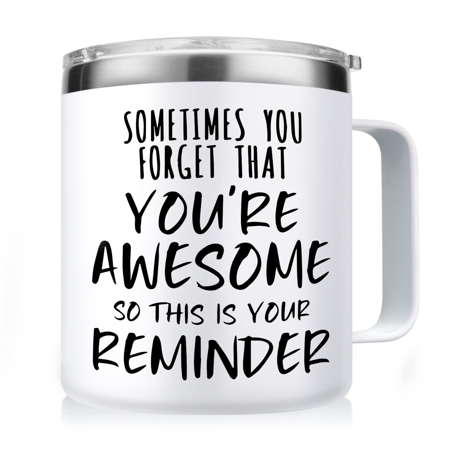 NOWWISH Inspirational Gifts for Women - Thoughtful Thank You, Appreciation & Birthday Gifts for Coworker, Teacher, Mom, Wife, Sister - Perfect for Office, Home Decor & Special Occasions - White
