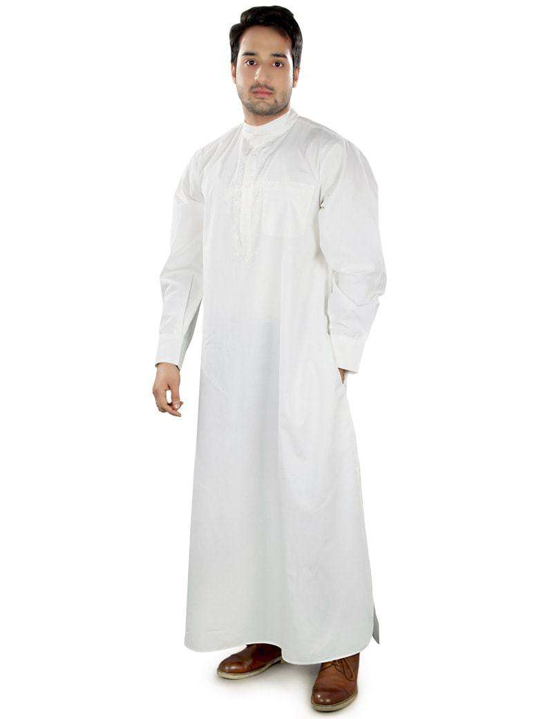 Baahir Galabiyya - Traditional Arabic Thobe for Men | Comfortable & Stylish Islamic Clothing for Prayer, Eid, and Special Occasions