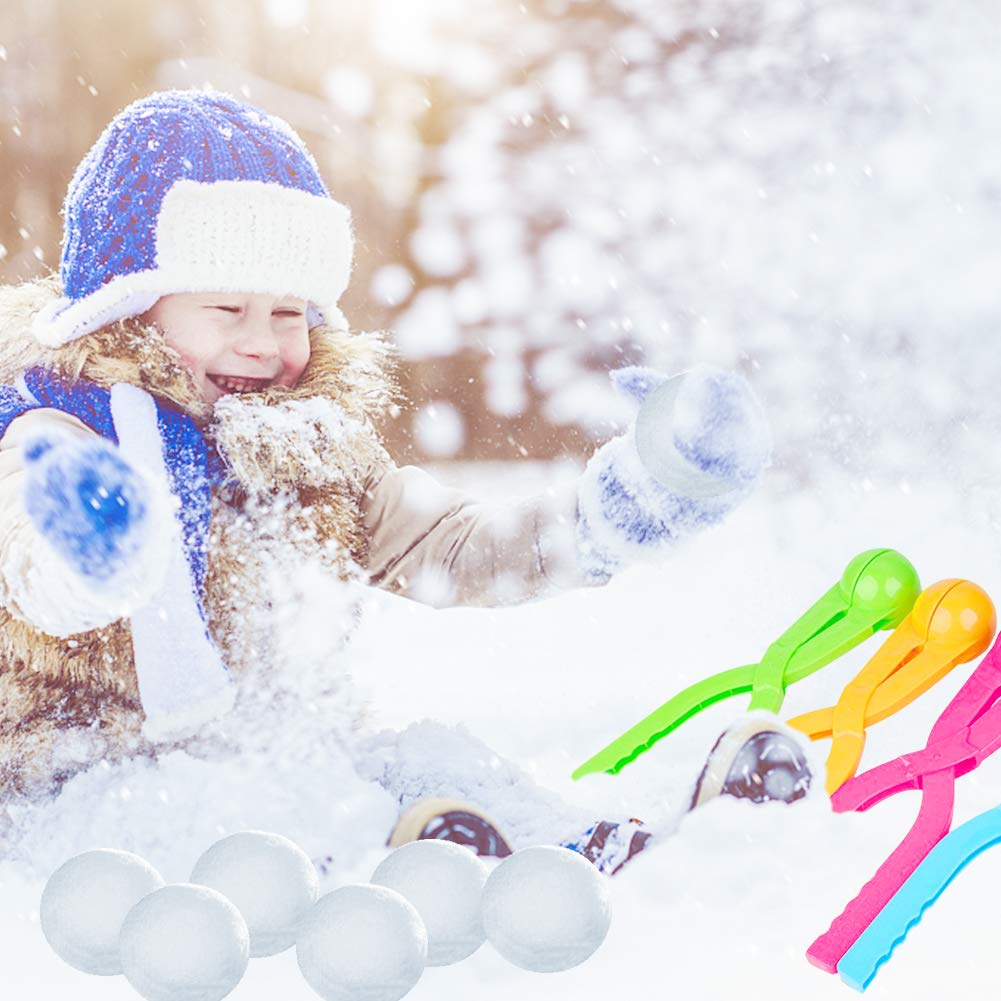 ShellKingdom Kids Sand Toys Set - 12PCS Beach Toys for Toddlers, Outdoor Sandcastle & Snowball Maker Kit for Summer Beach Play, Snow Fun & Backyard Activities