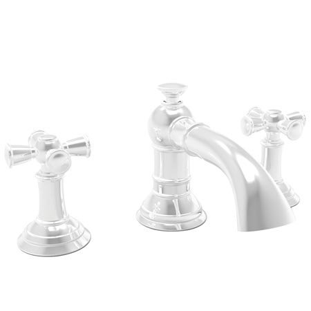 Aylesbury Widespread Bathroom Faucet with Double Cross Handles - Polished Nickel Finish - Perfect for Modern and Traditional Bathroom Vanities
