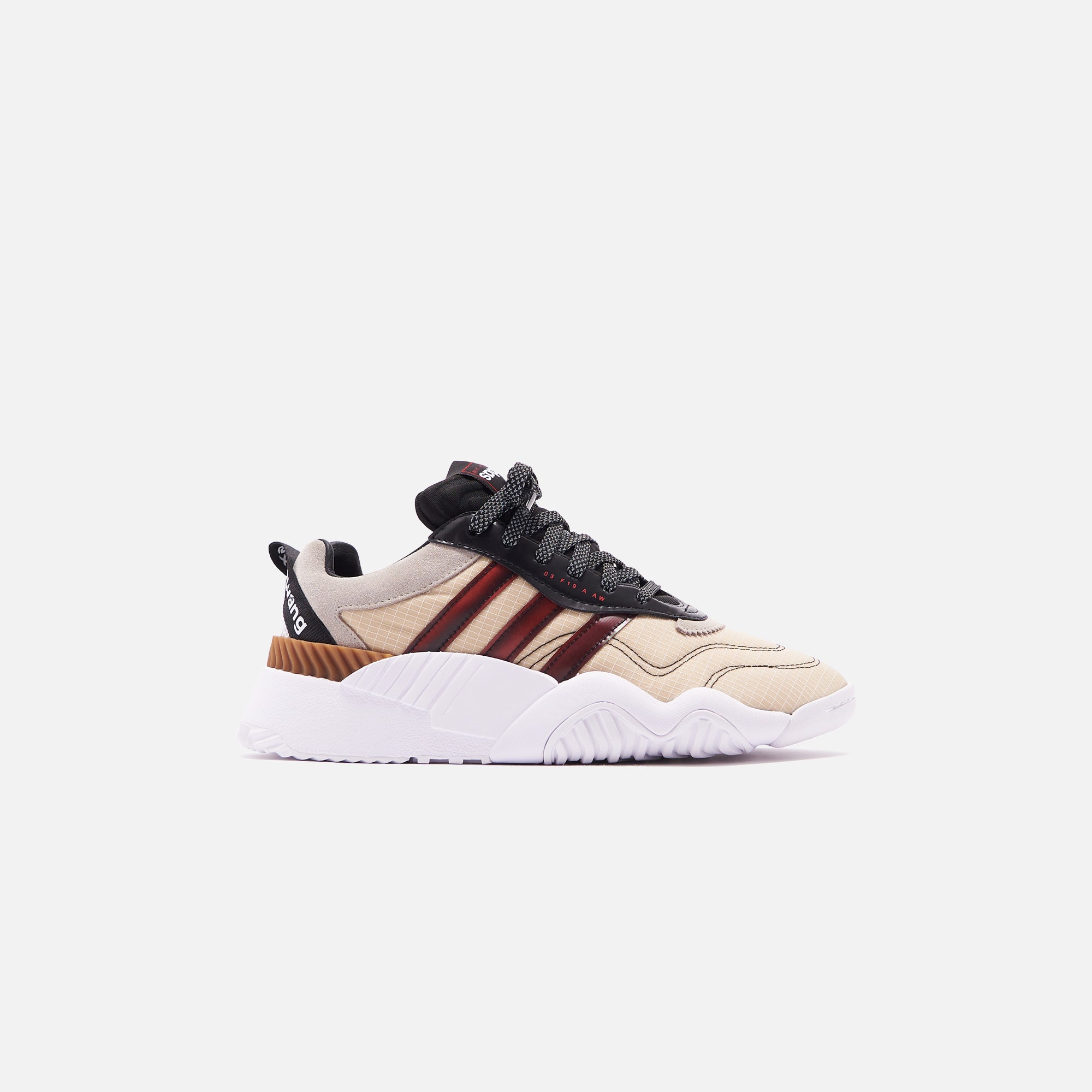 adidas by Alexander Wang Turnout Trainer Sneakers - Core Black & Light Brown | Stylish Running & Casual Wear for Men & Women