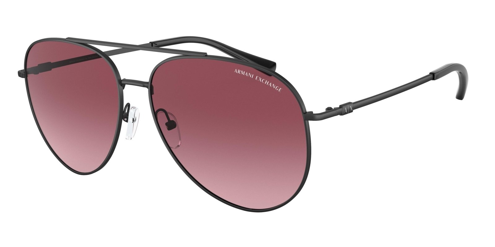 Armani Exchange 2043S Polarized Aviator Sunglasses for Men & Women - UV Protection, Fashionable & Lightweight - Perfect for Driving, Beach & Outdoor Activities