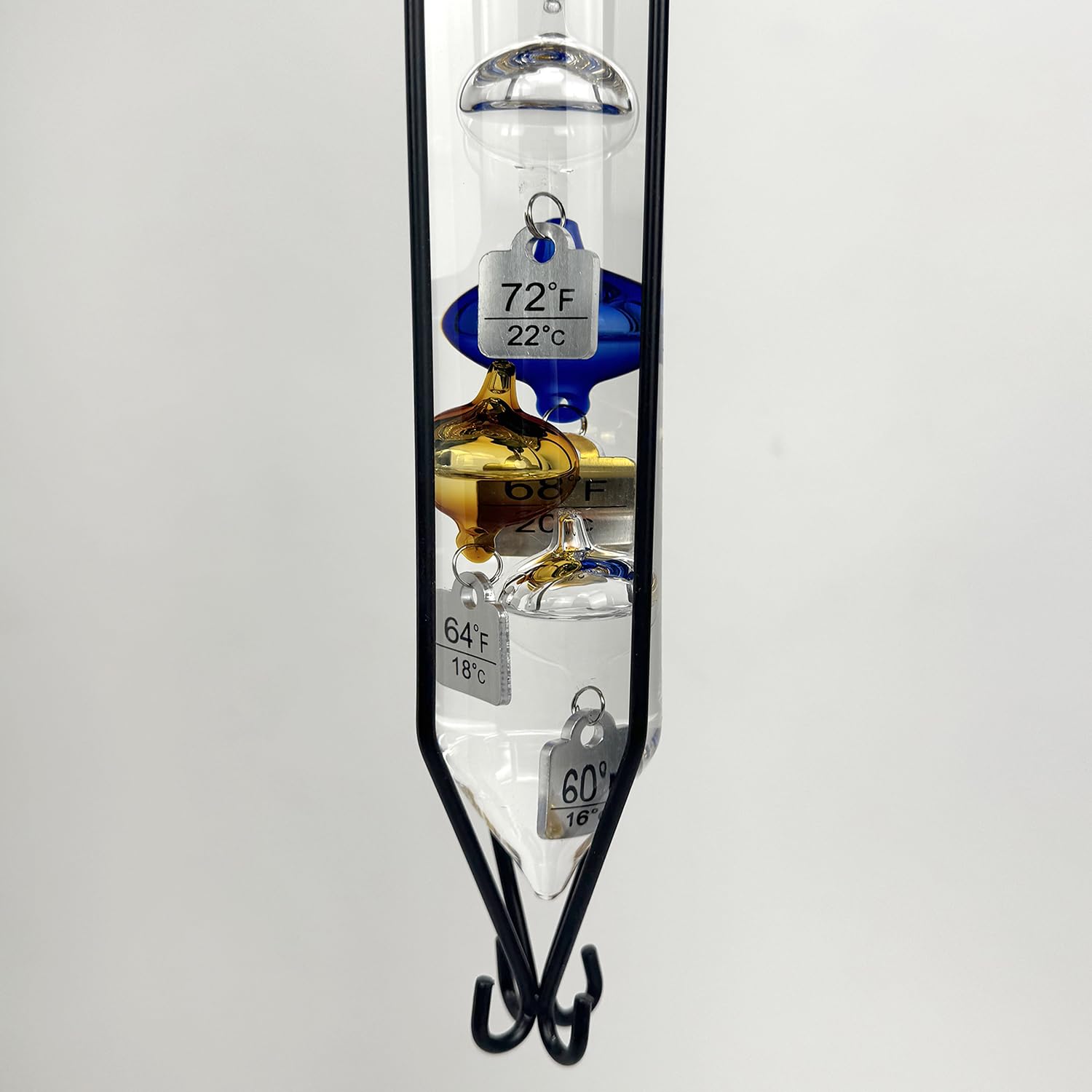 Glass Galileo Thermometer for Outdoor & Indoor Use - 23