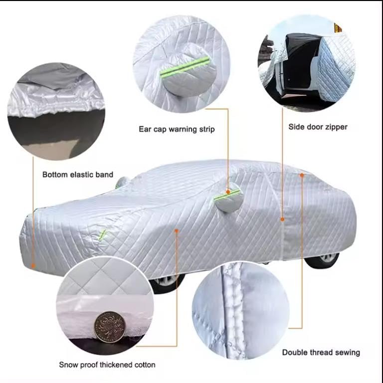**Dodge Challenger Hail Proof Car Cover (2007-2024) - Heavy Duty SUV Hail Protector, Weatherproof & Durable Hail Blanket for Cars - Black - Perfect for Storm Protection & Outdoor Parking**