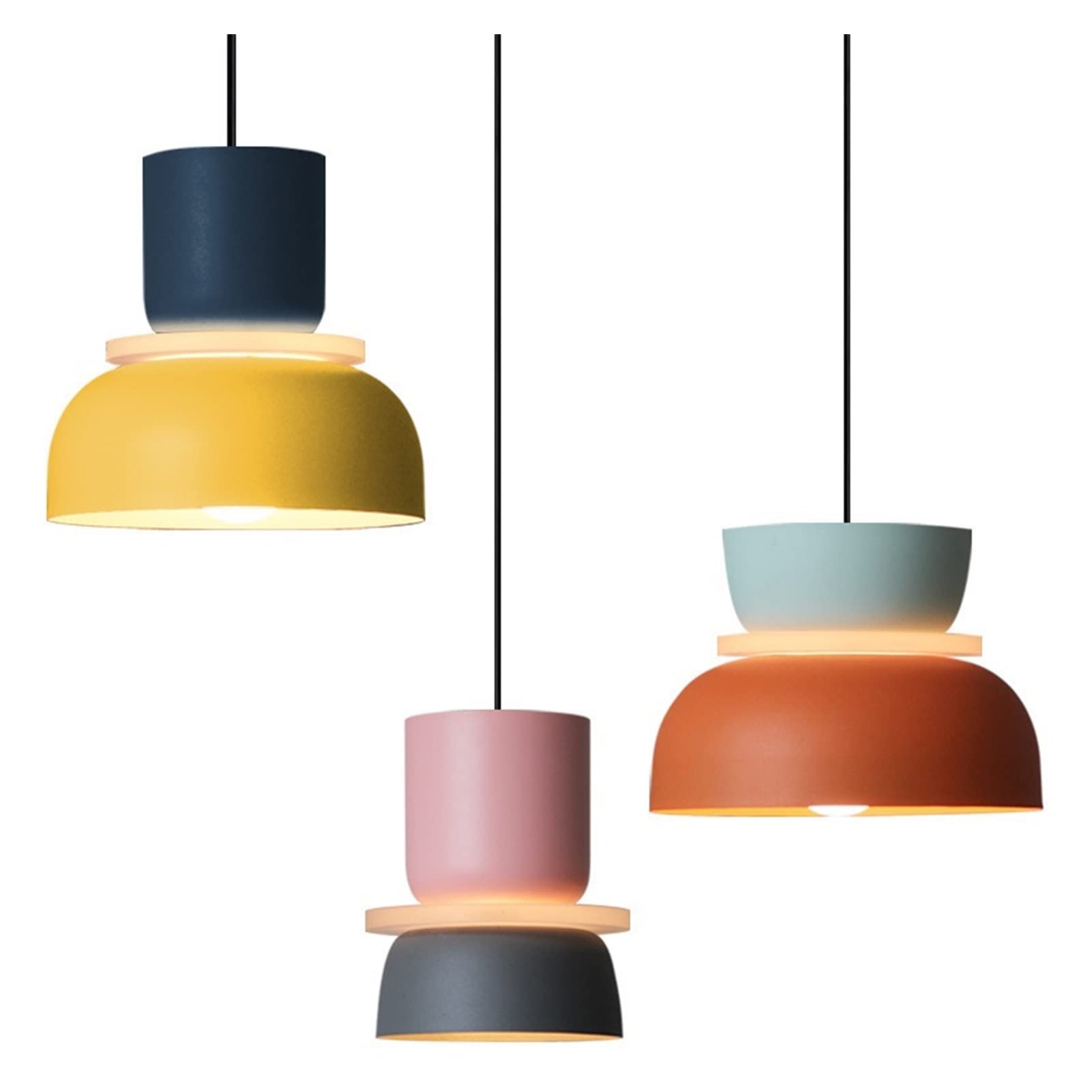 Modern Nordic Pendant Ceiling Light - Stylish Chandelier for Living Room, Bedroom, Study, Bar & Restaurant - Macaron Decorative Lighting Fixture