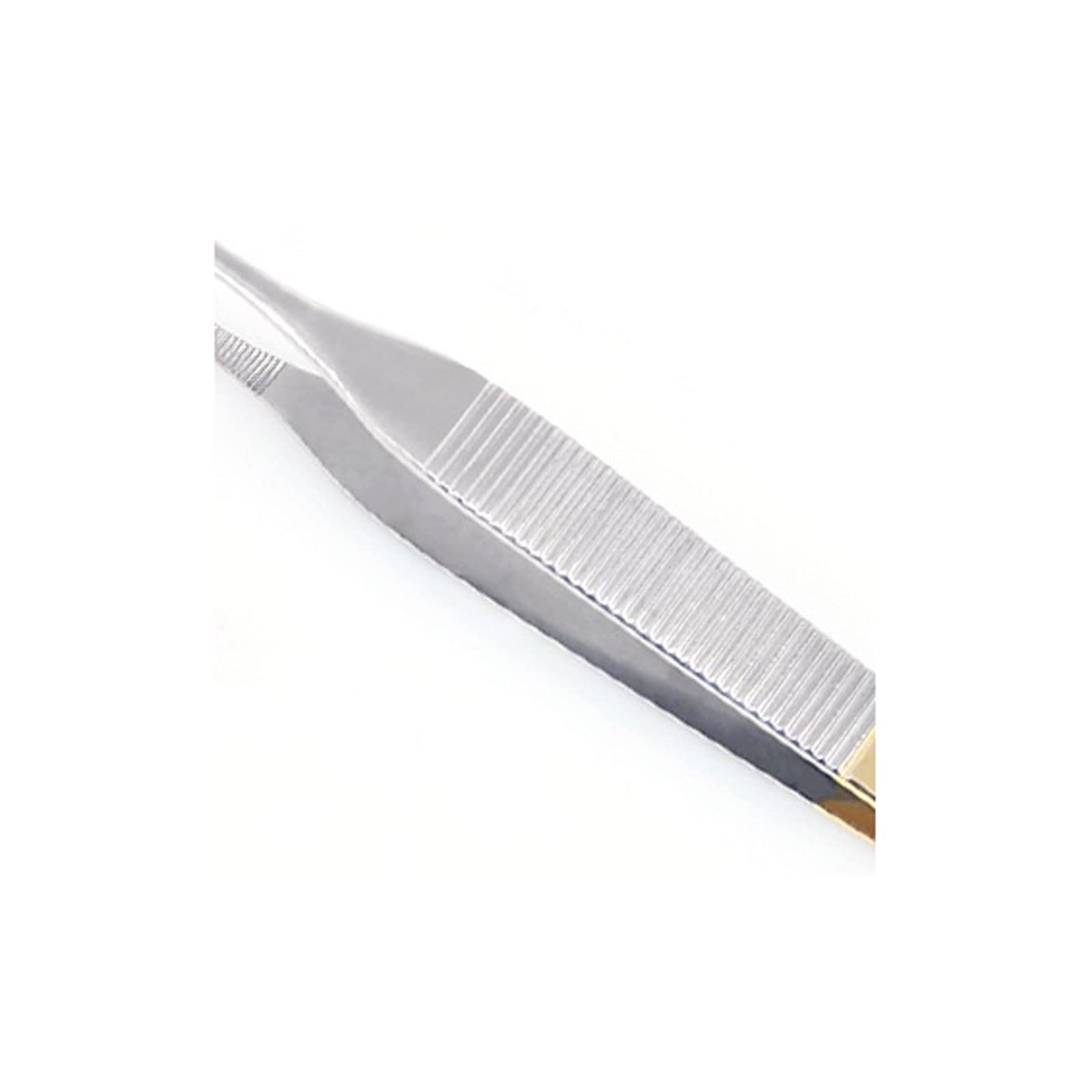 Professional Stainless Steel Hair Removal Tweezers for Eyebrow Shaping, Eyelash Extensions & Plastic Surgery - 12cm Precision Beauty Tool with Teeth & Hooks - Perfect for Salon, Home Use & Medical Procedures