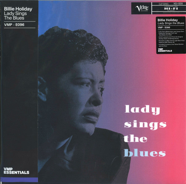 Billie Holiday - Lady Sings The Blues Vinyl LP Album (Club Edition, Remastered, Blue Vinyl) - Near Mint Condition - Perfect for Jazz Collectors & Audiophiles